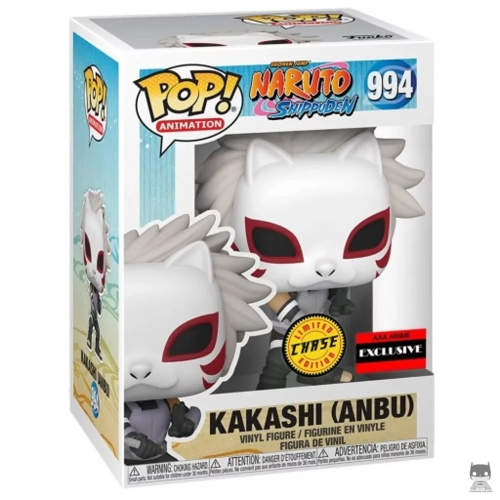 Figura Funko Pop! Kakashi Hatake (Chase) en su caja