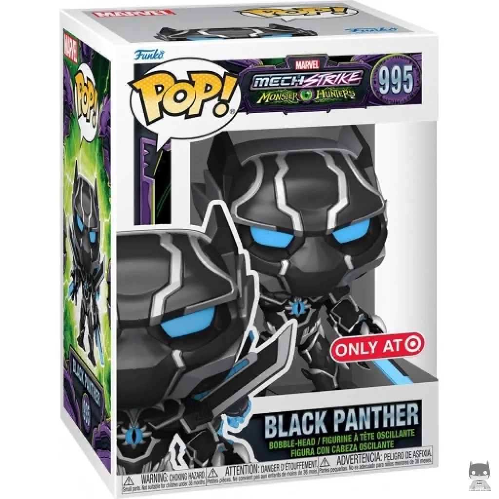 Figura Funko Pop! Black Panther en su caja