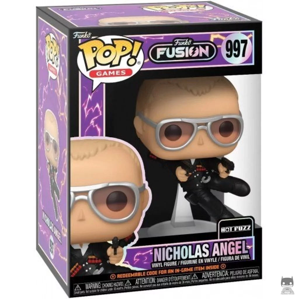 Figura Funko Pop! Nicholas Angel en su caja
