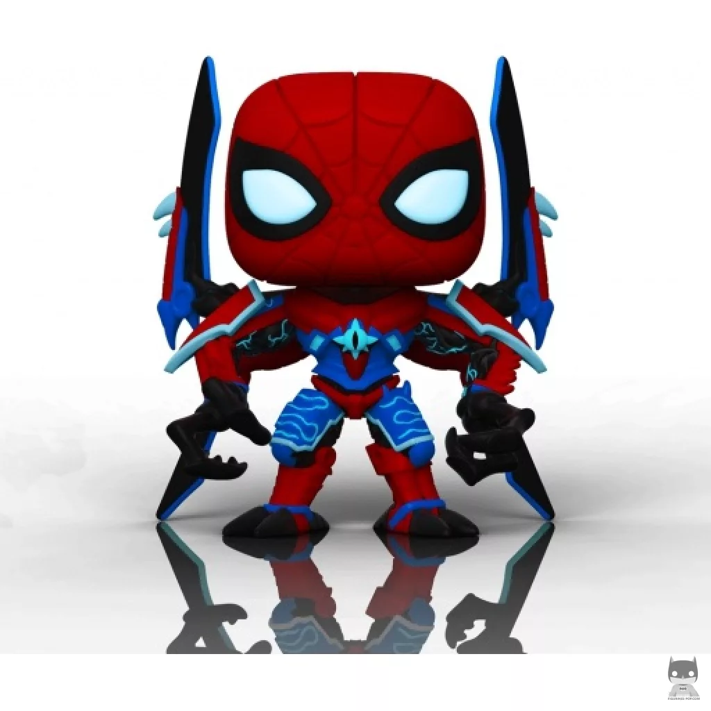 Figura Funko Pop! Spider-Man (Chase & Brilla en la oscuridad) (Mech Strike Monster Hunters)
