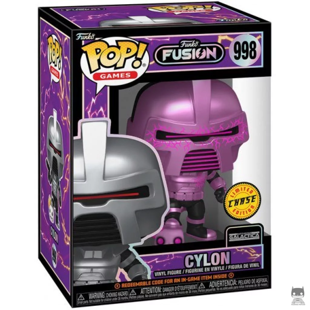 Figura Funko Pop! Cylon (Chase) en su caja
