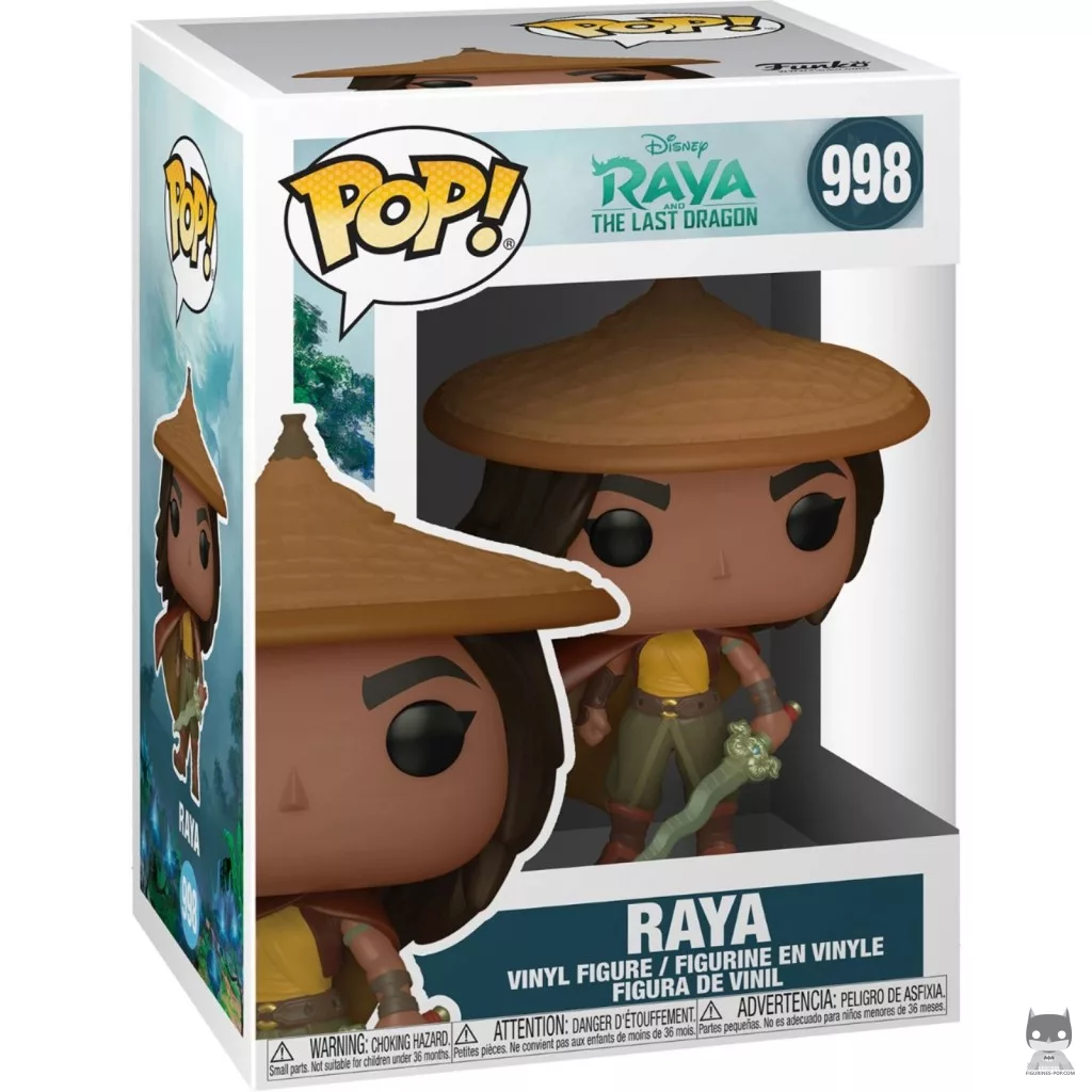 Figura Funko Pop! Raya en su caja