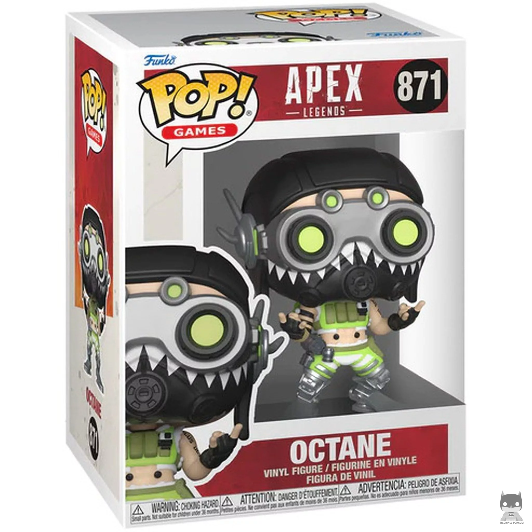 Figura Funko Pop! Octane en su caja