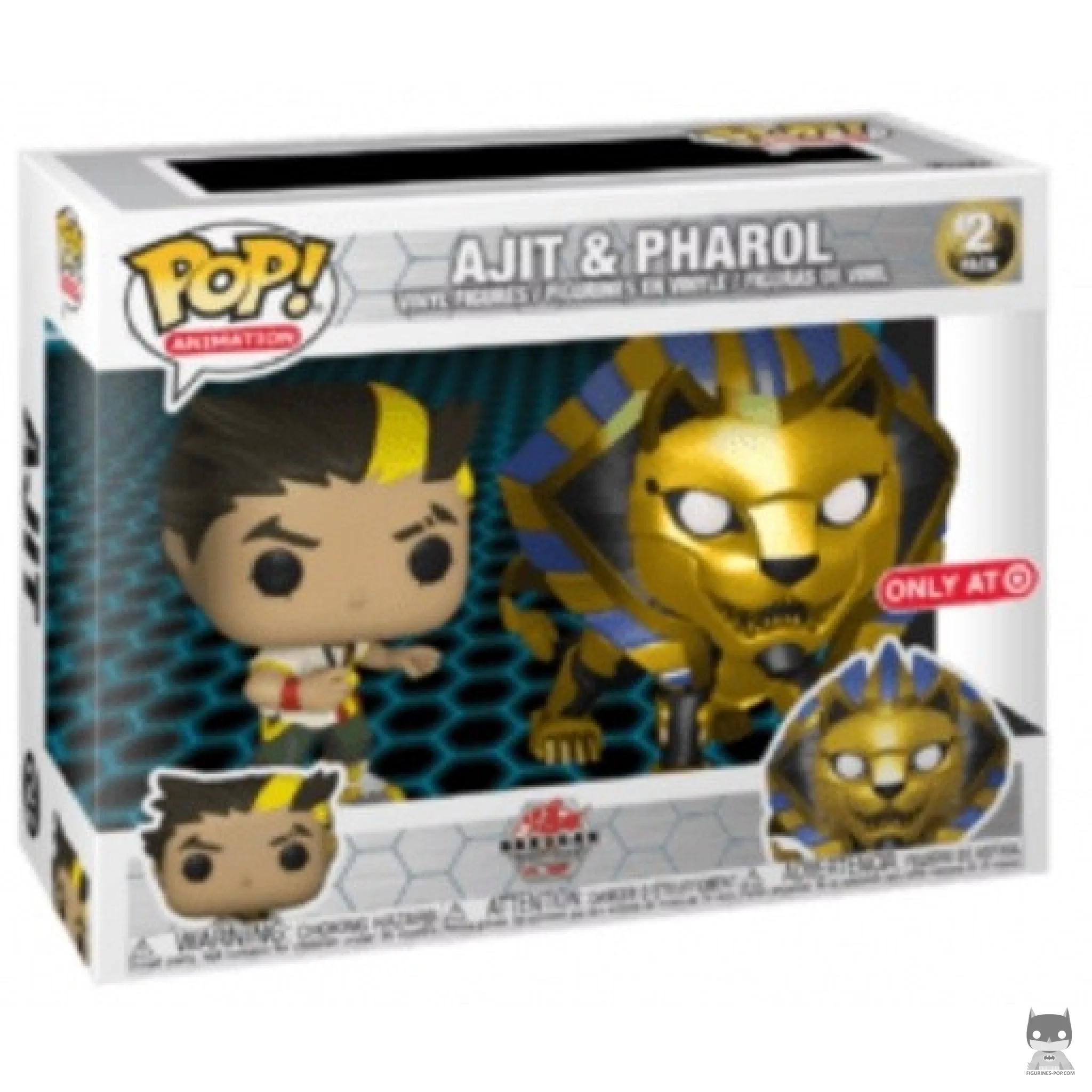 Figura Funko Pop! Ajit & Pharol (Metalizado) en su caja