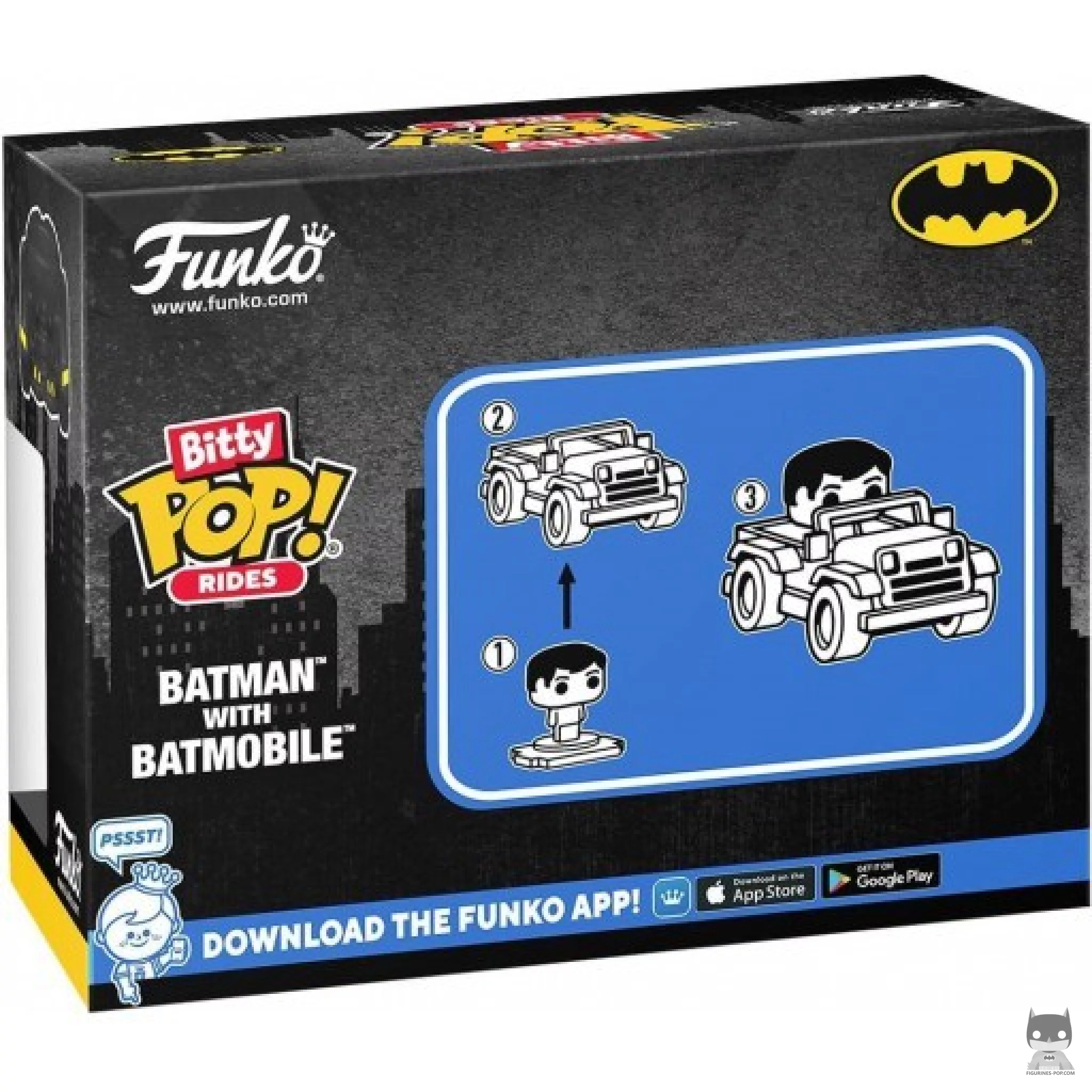 Figura Funko Pop! Batman con el Batmóvil (Batman)