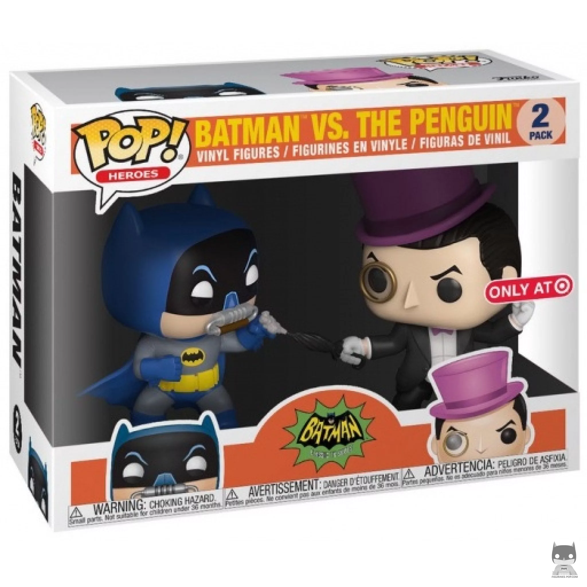 Figura Funko Pop! Batman vs El Pingüino en su caja