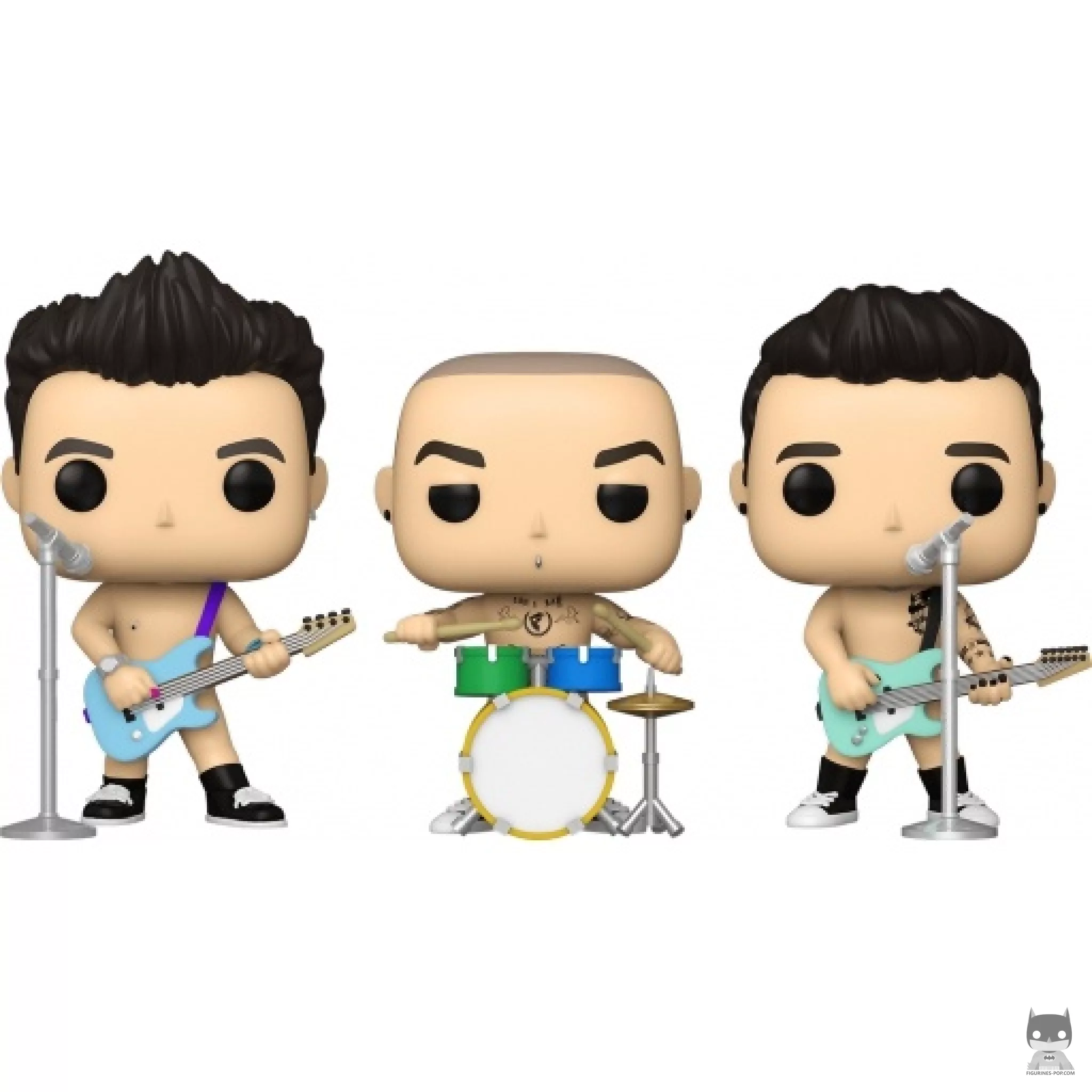 Figura Funko Pop! Mark Hoppus, Travis Barker & Tom DeLonge (Blink 182)