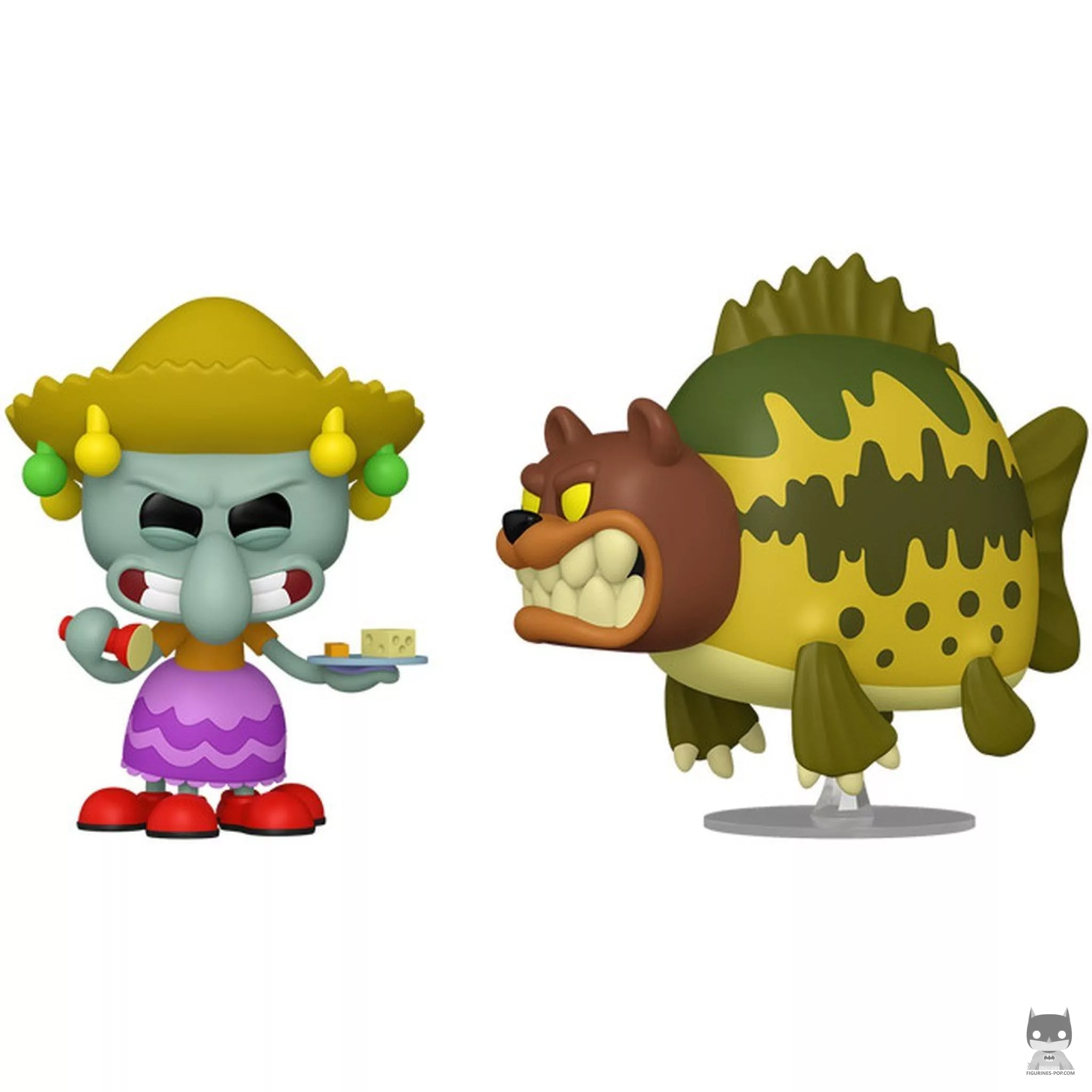 Figura Funko Pop! Calamardo & Oso marino (Bob Esponja)