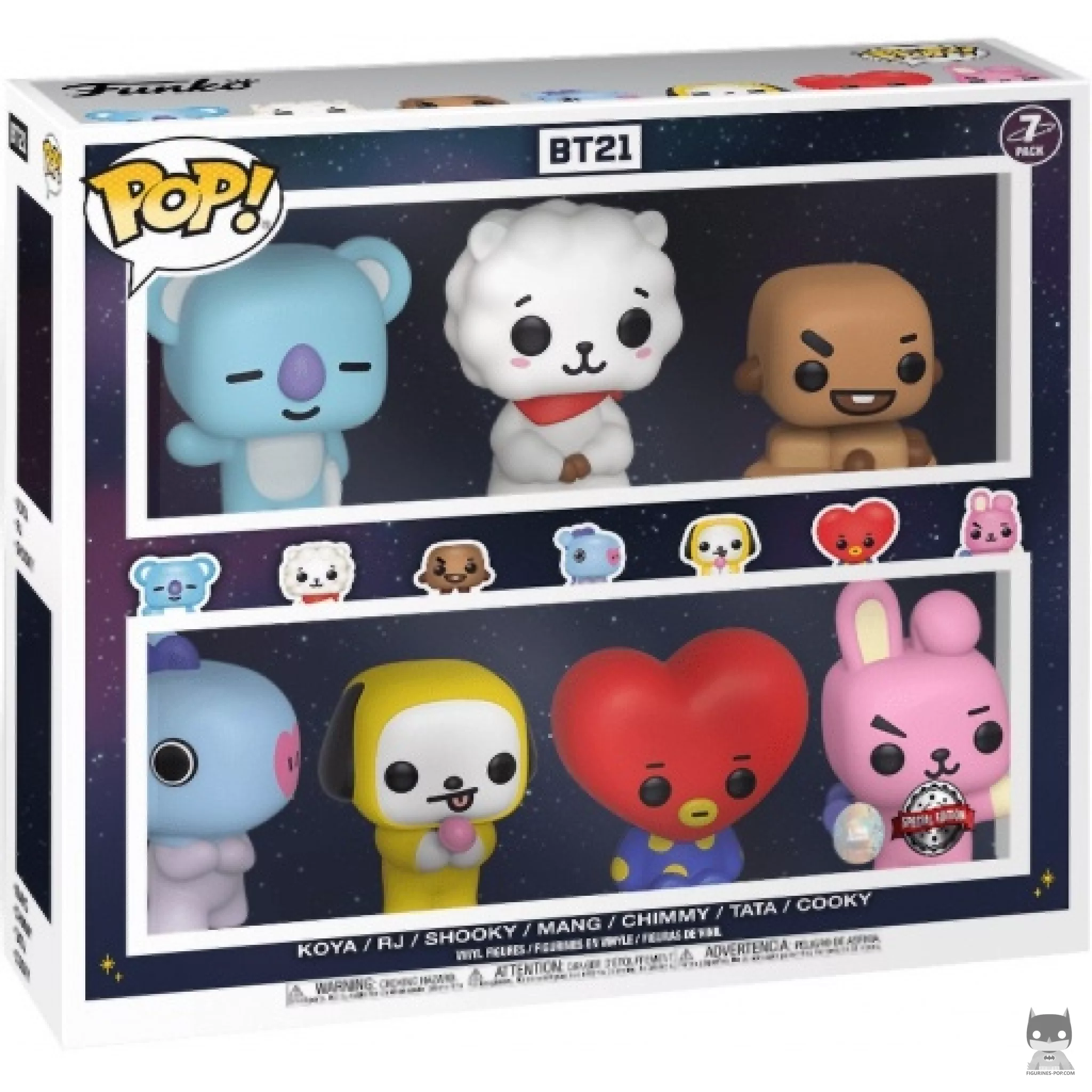 Figura Funko Pop! BT21 en su caja