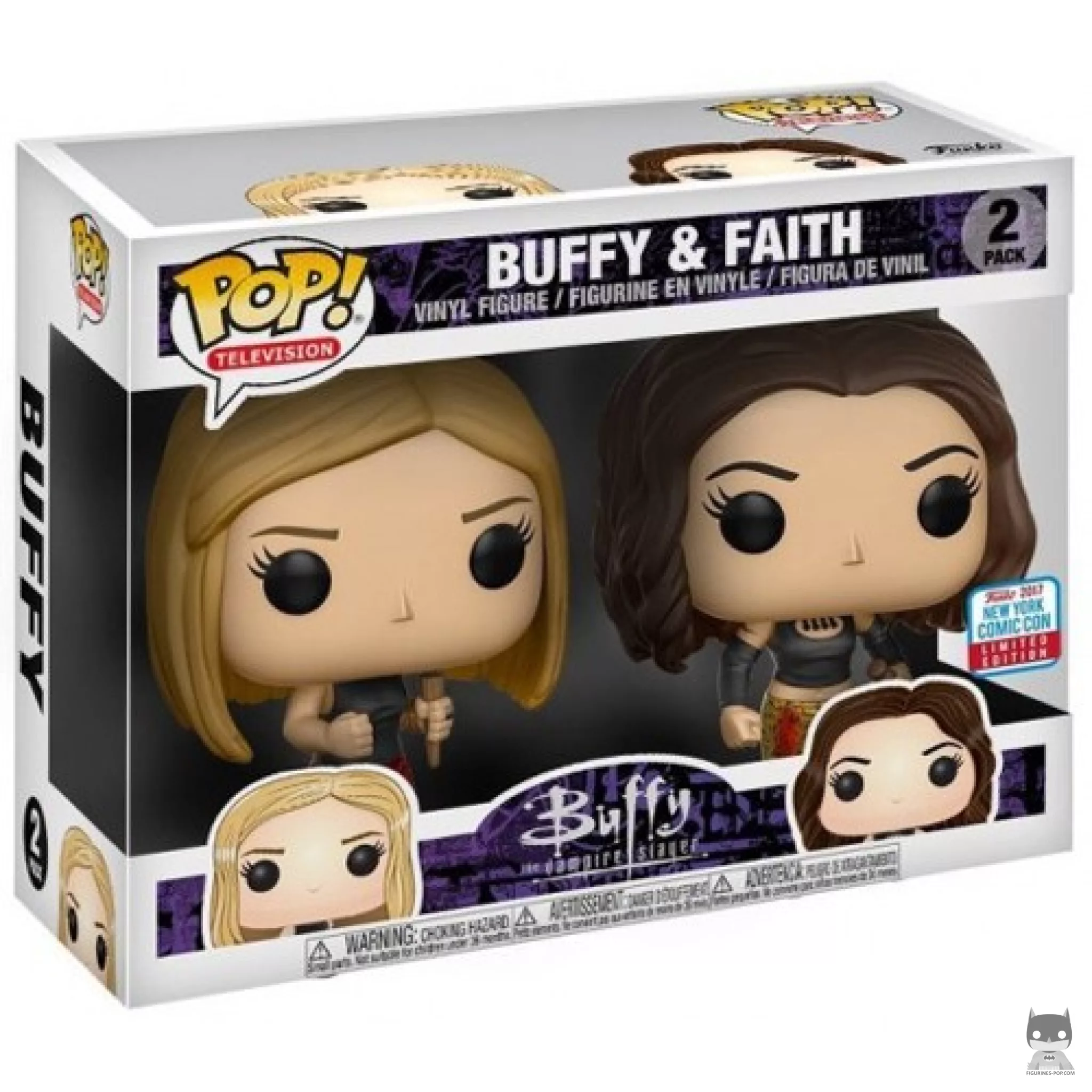 Figura Funko Pop! Buffy & Faith en su caja