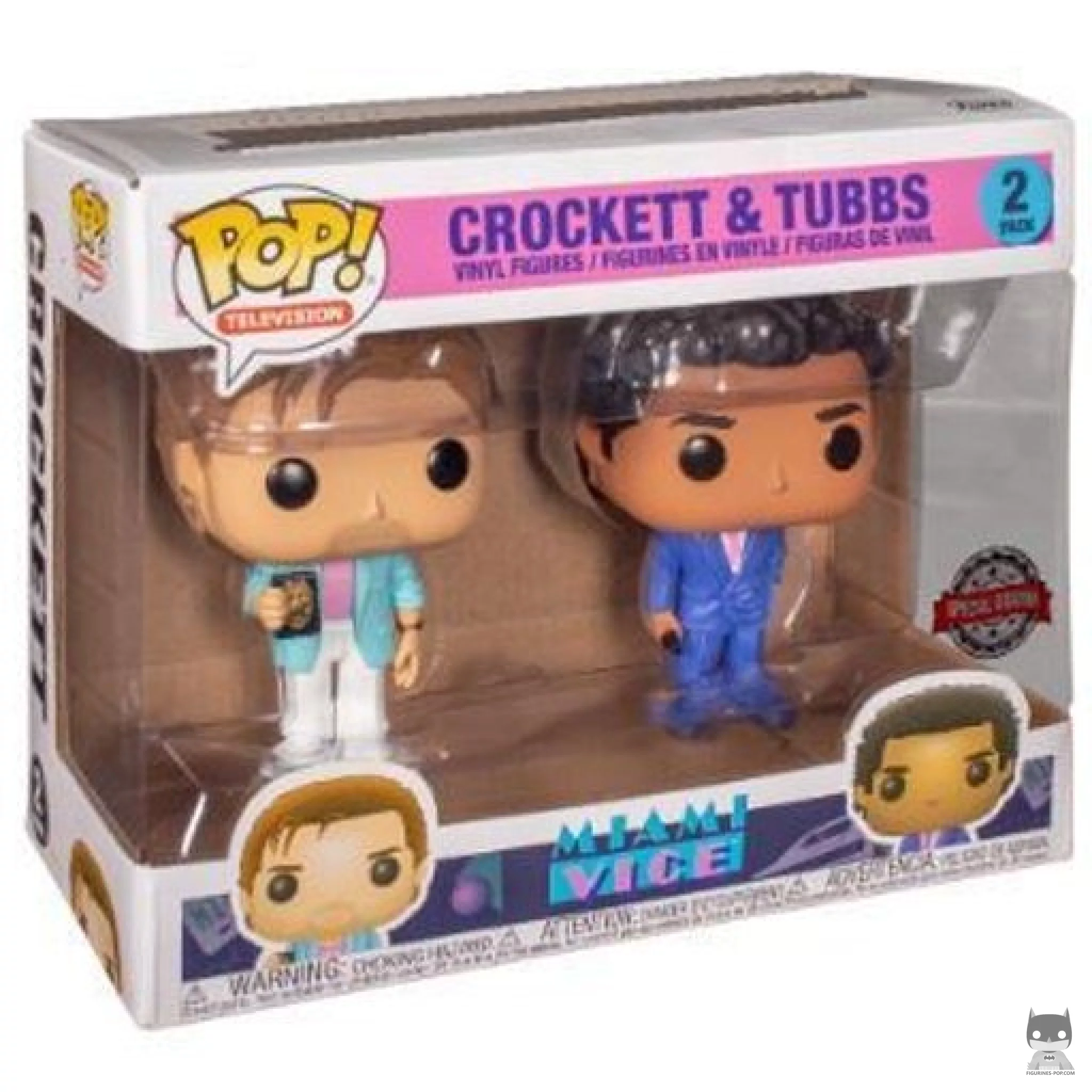 Figura Funko Pop! Crockett & Tubbs en su caja