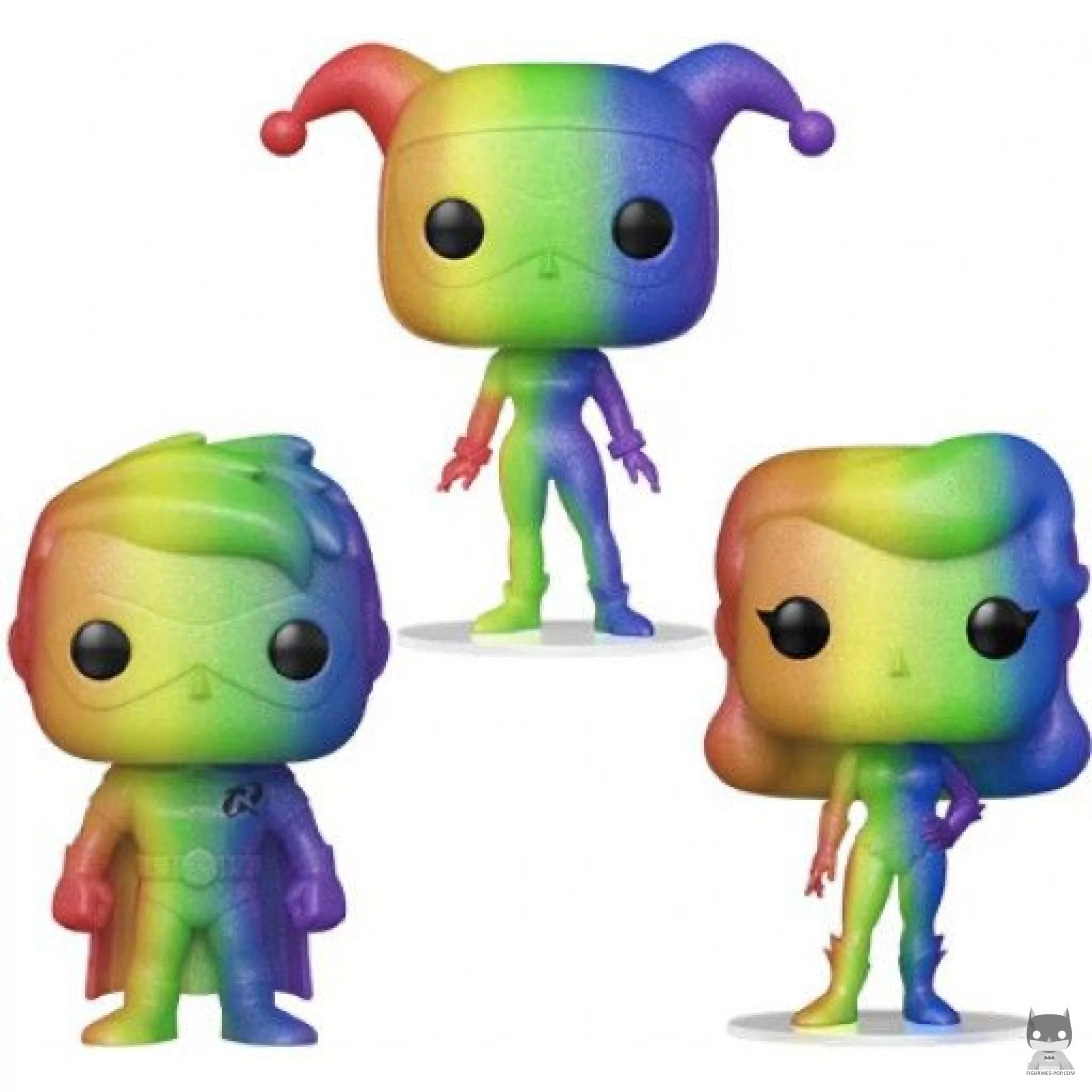 Figura Funko Pop! Hiedra Venenosa, Harley Quinn & Robin (DC Comics)