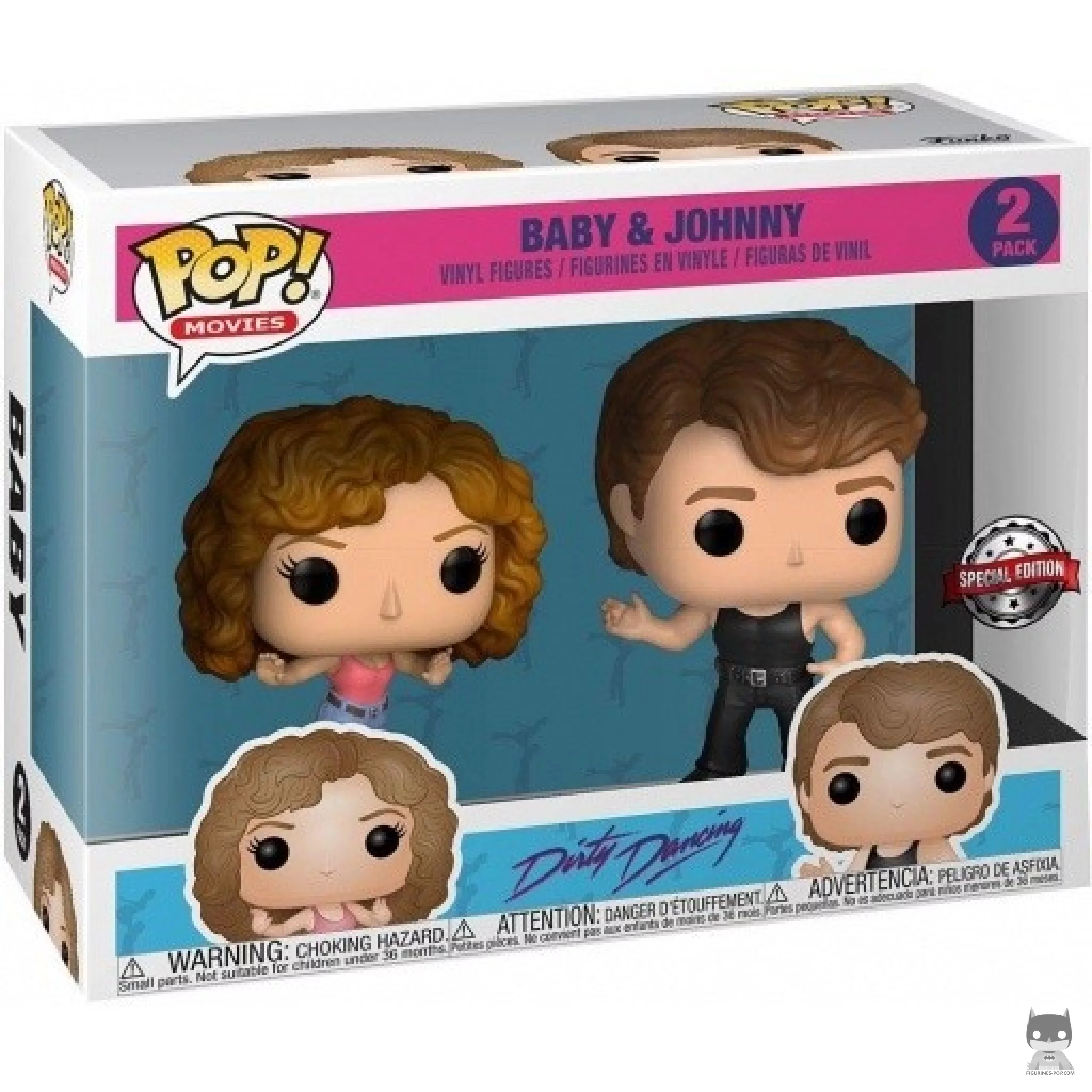 Figura Funko Pop! Baby y Johnny en su caja