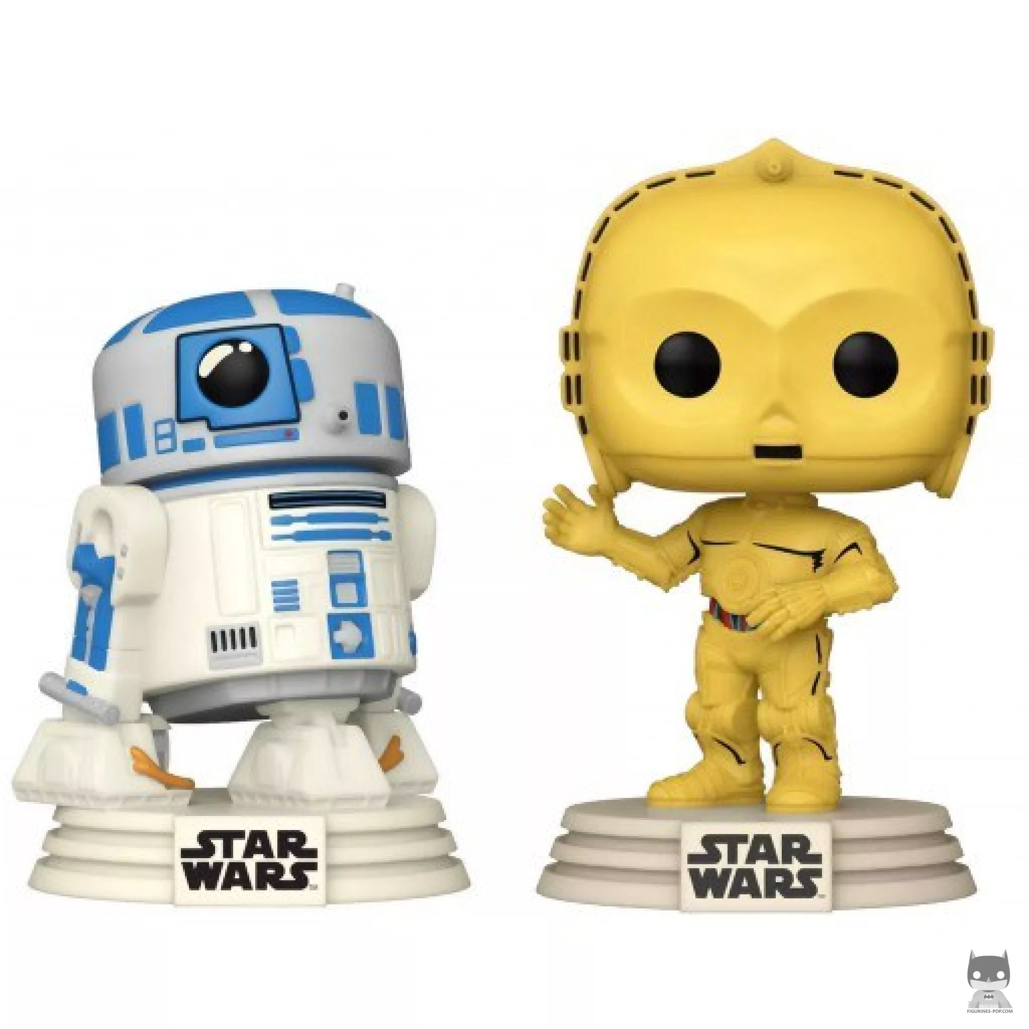 Figura Funko Pop! R2-D2 & C-3PO (Retro Reimagined) (Disney 100)