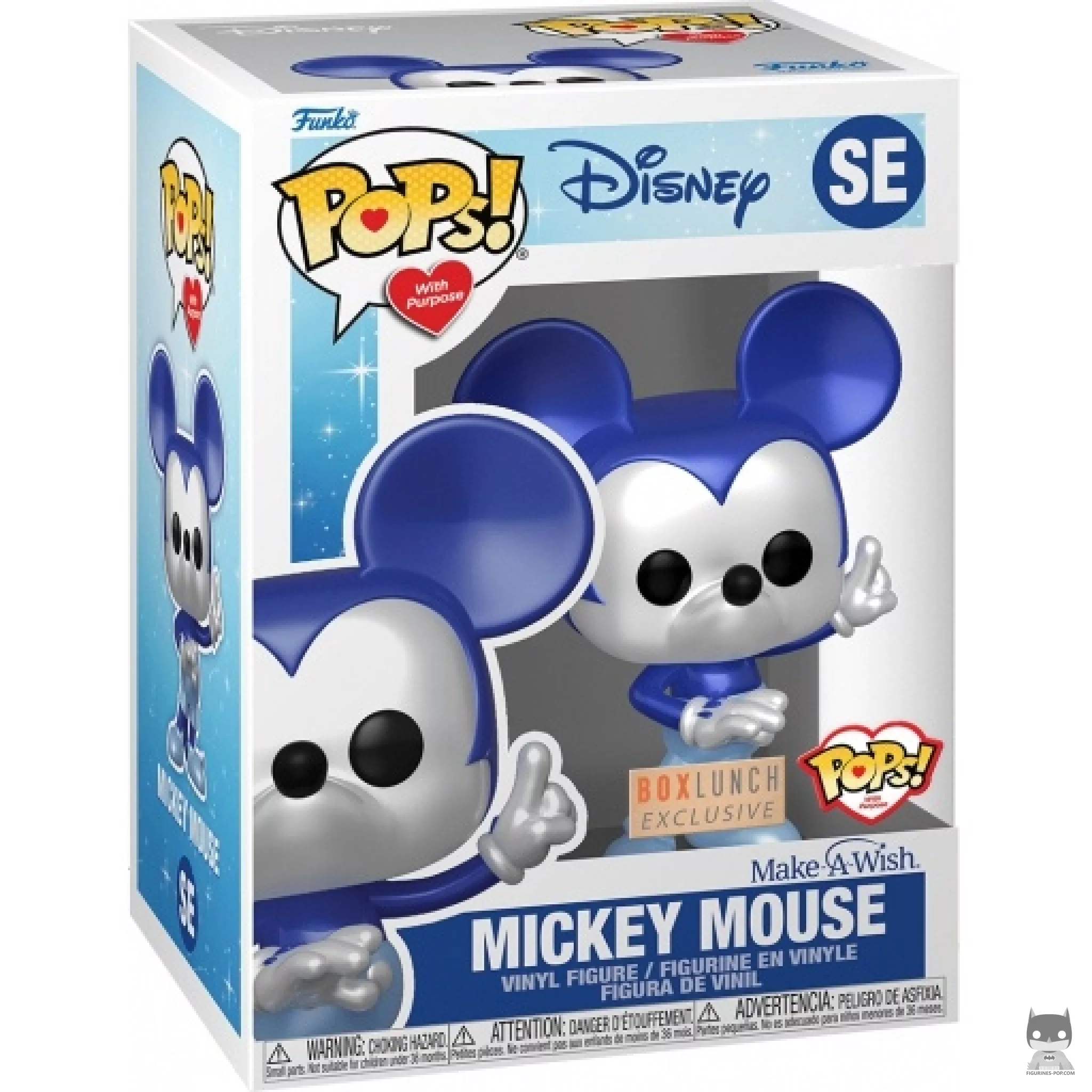 Figura Funko Pop! Mickey Mouse (Metalizado) en su caja