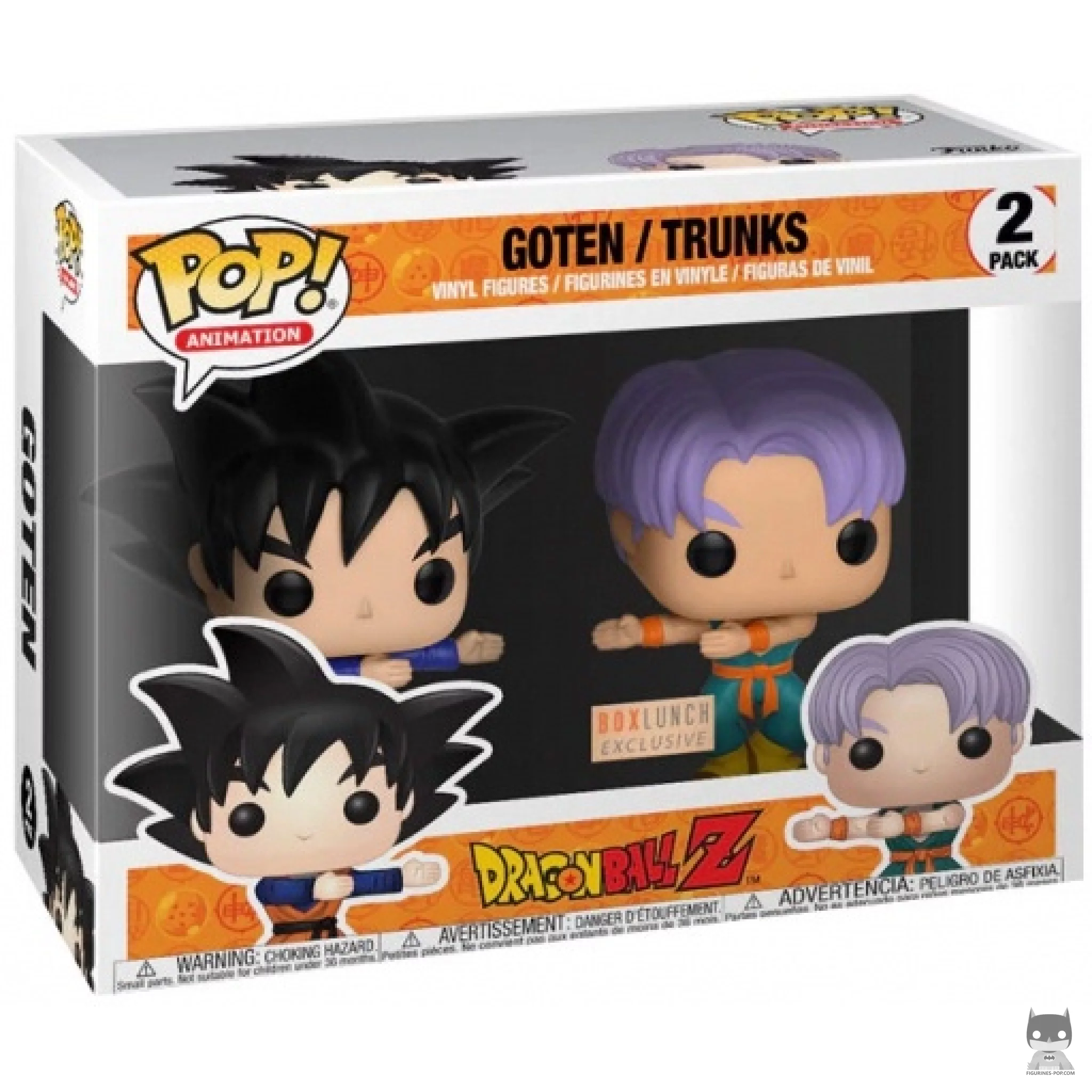 Figura Funko Pop! Fusión de Goten & Trunks en su caja