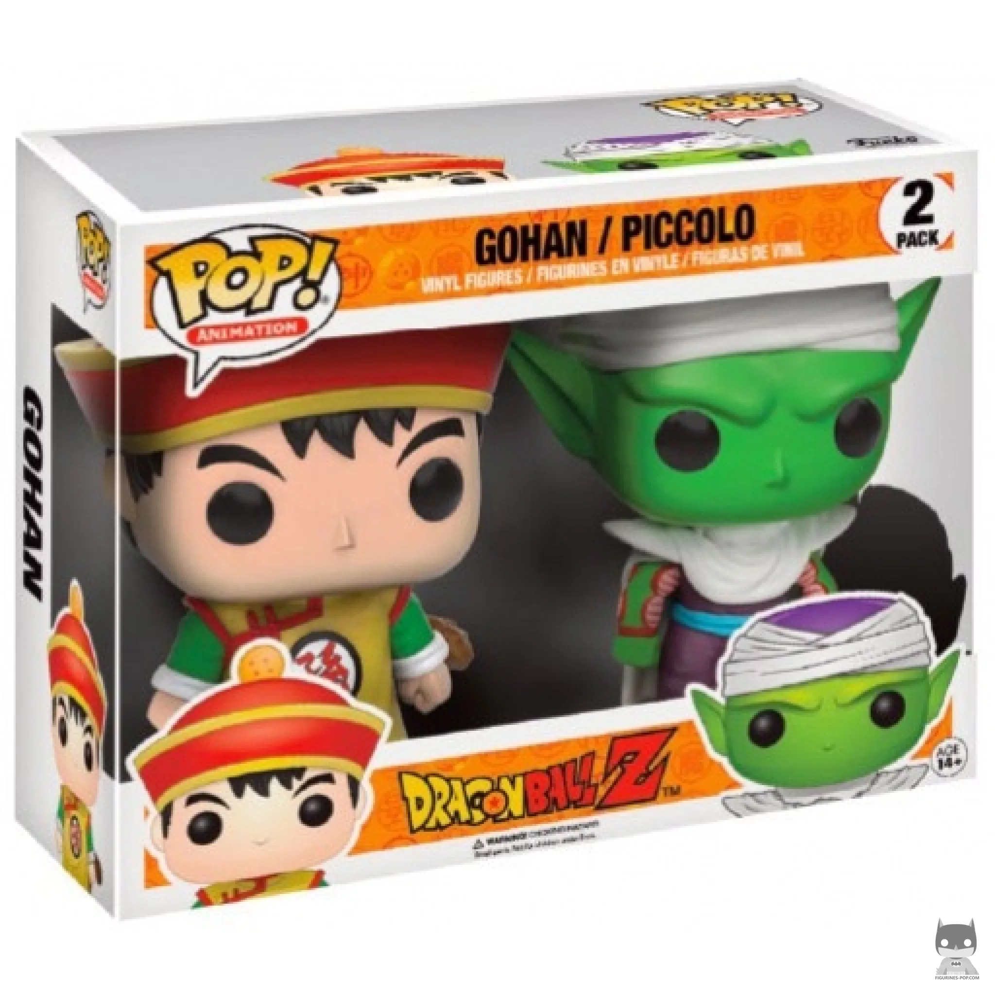 Figura Funko Pop! Gohan & Piccolo en su caja