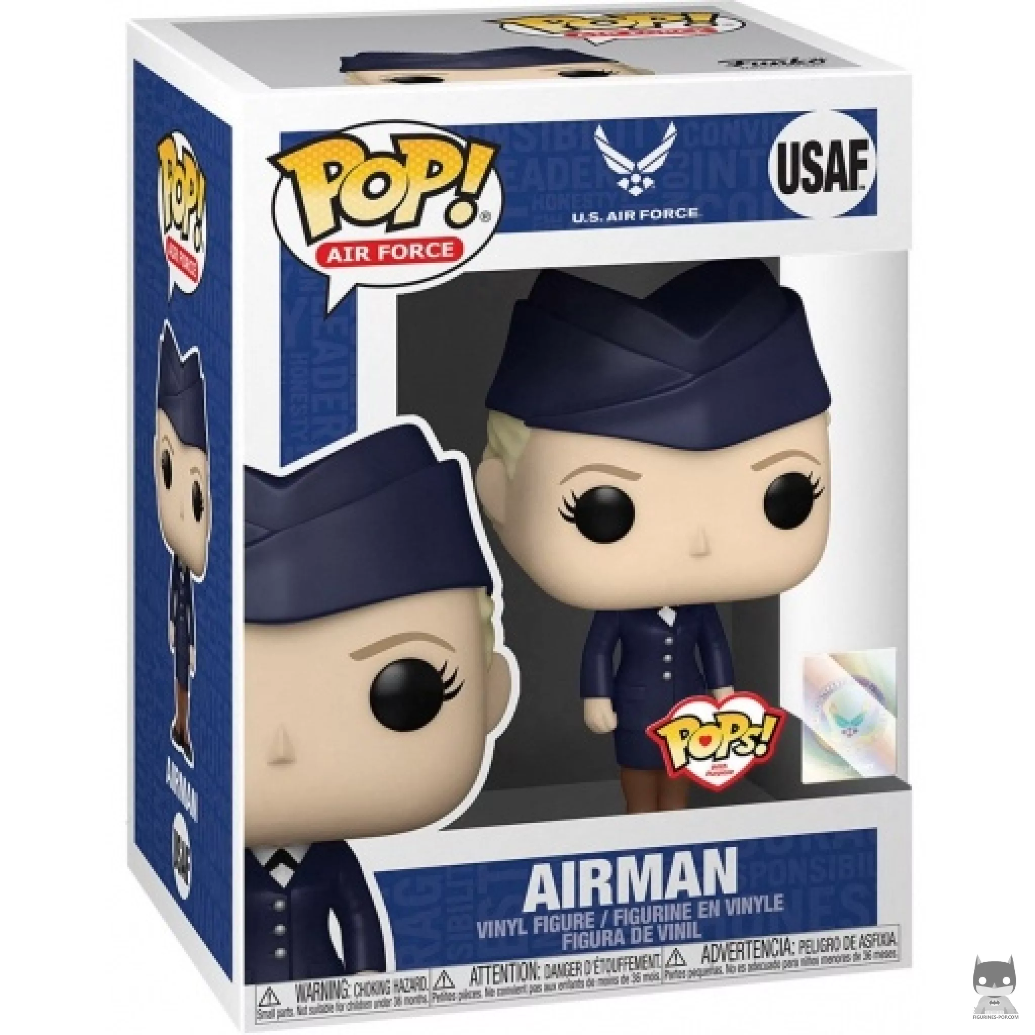 Figura Funko Pop! Aviadora de la Fuerza Aérea (Caucásica) en su caja