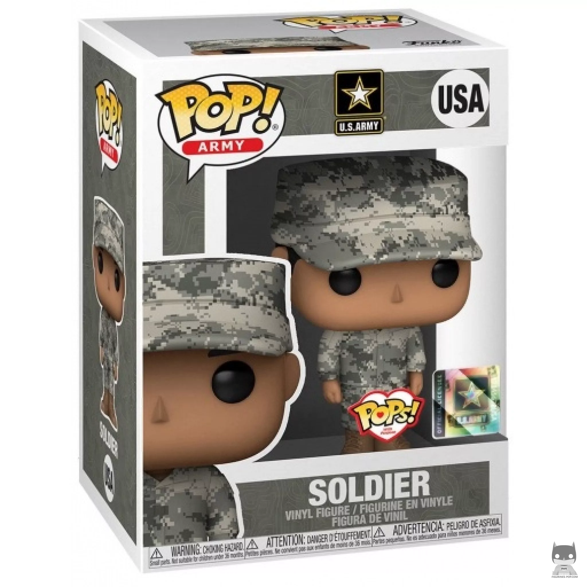 Figura Funko Pop! Soldado (Hispano) en su caja