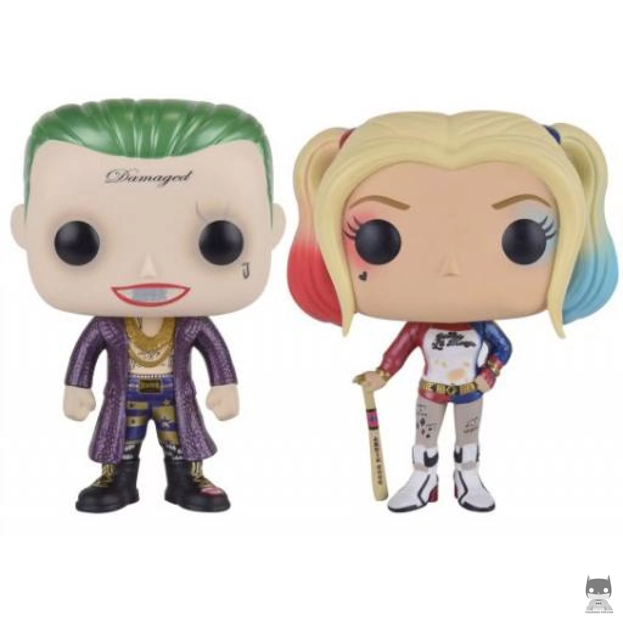 Figura Funko Pop! Joker & Harley Quinn (Metalizado) (Escuadrón Suicida)