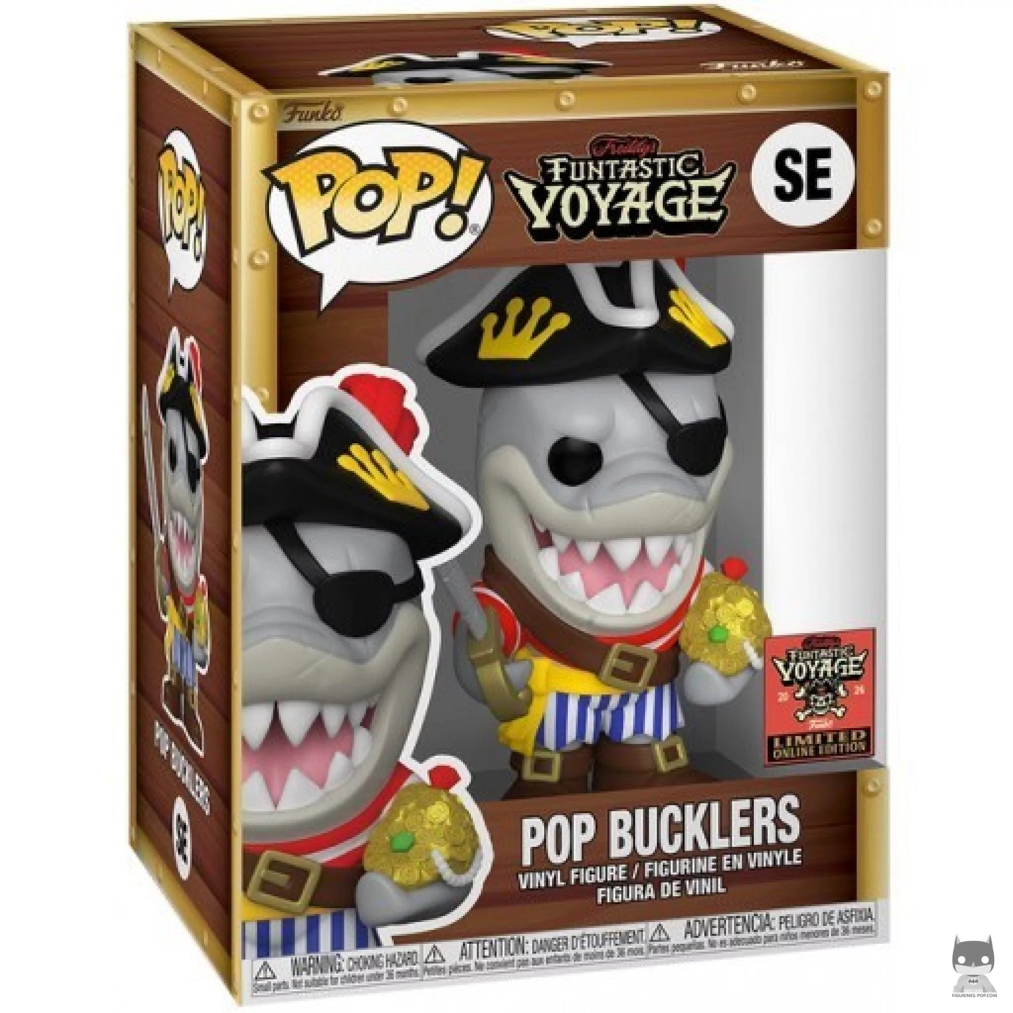 Figura Funko Pop! Pop Bucklers en su caja