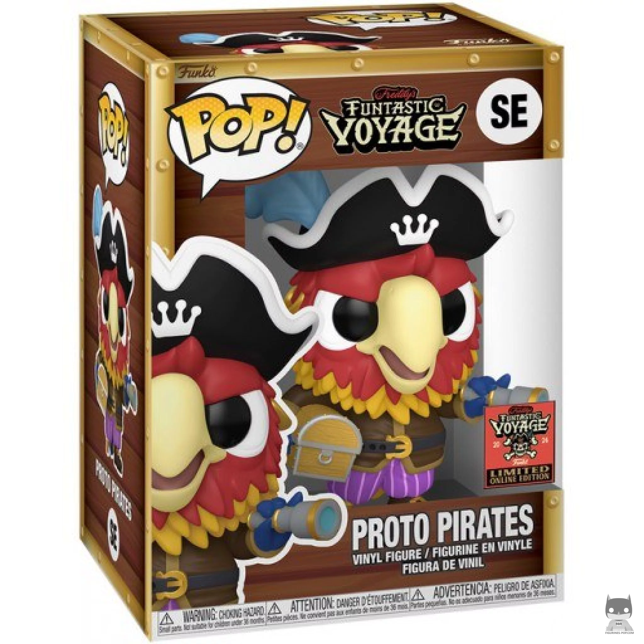 Figura Funko Pop! Proto Pirates en su caja