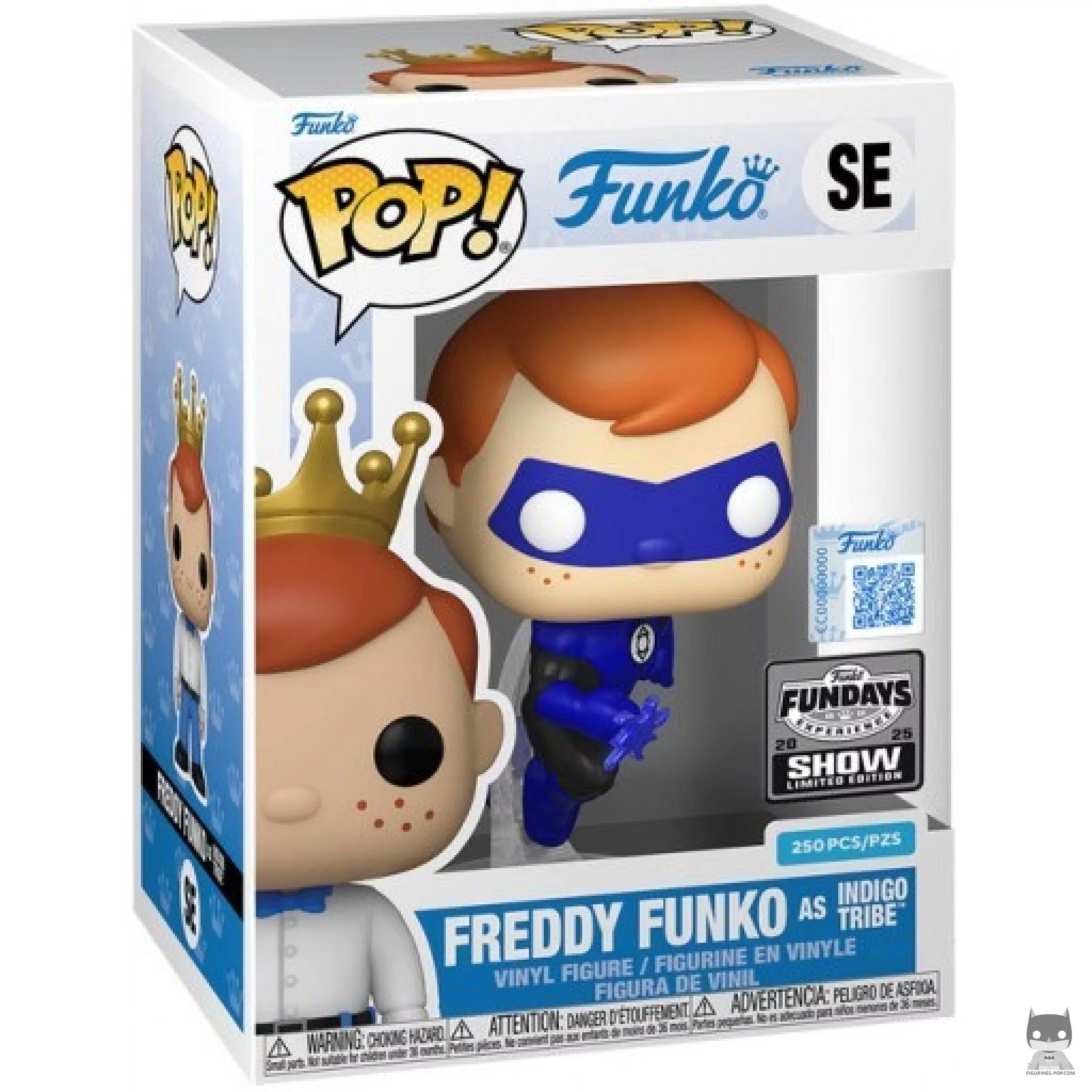 Figura Funko Pop! Freddy Funko como Tribu Índigo en su caja