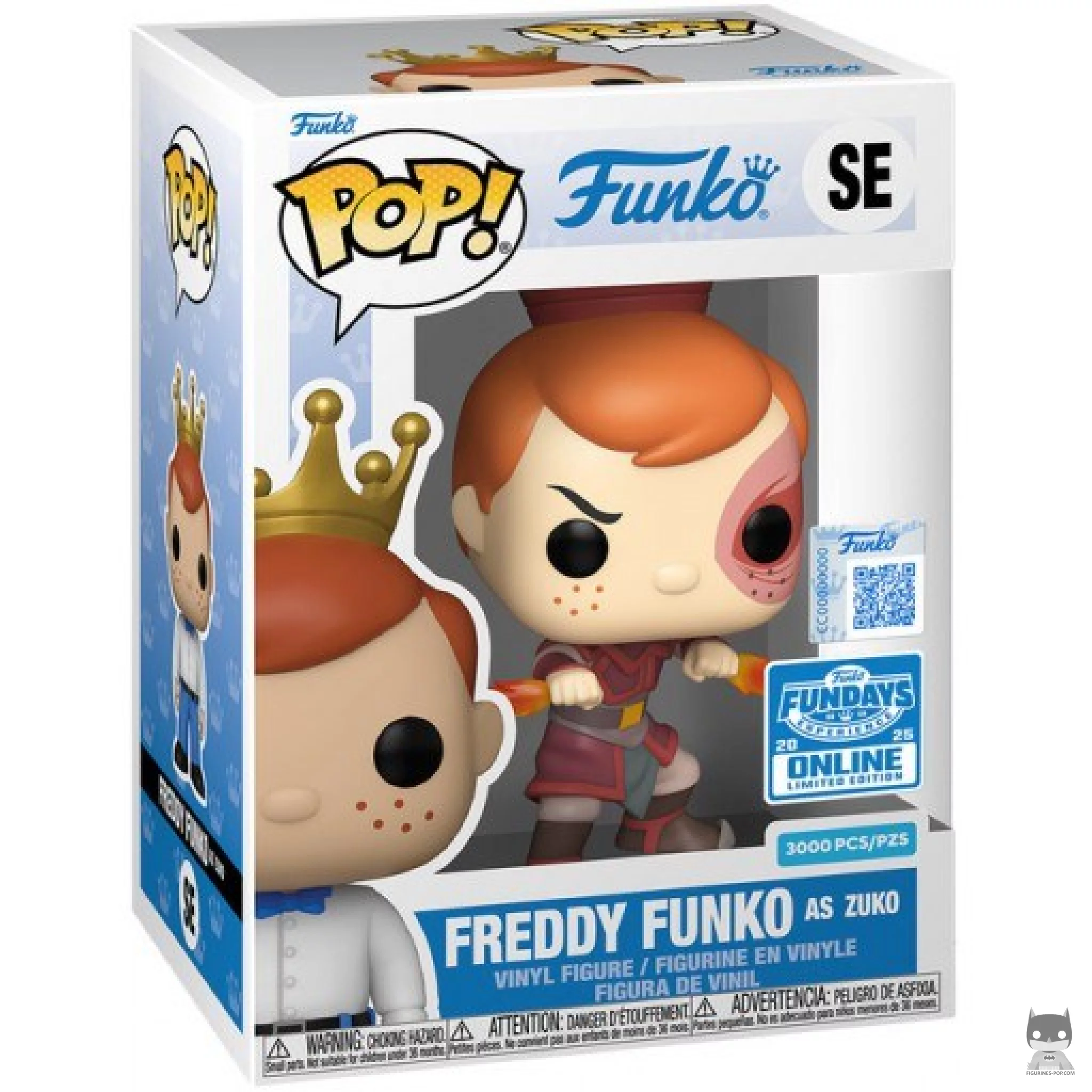Figura Funko Pop! Freddy Funko como Zuko en su caja