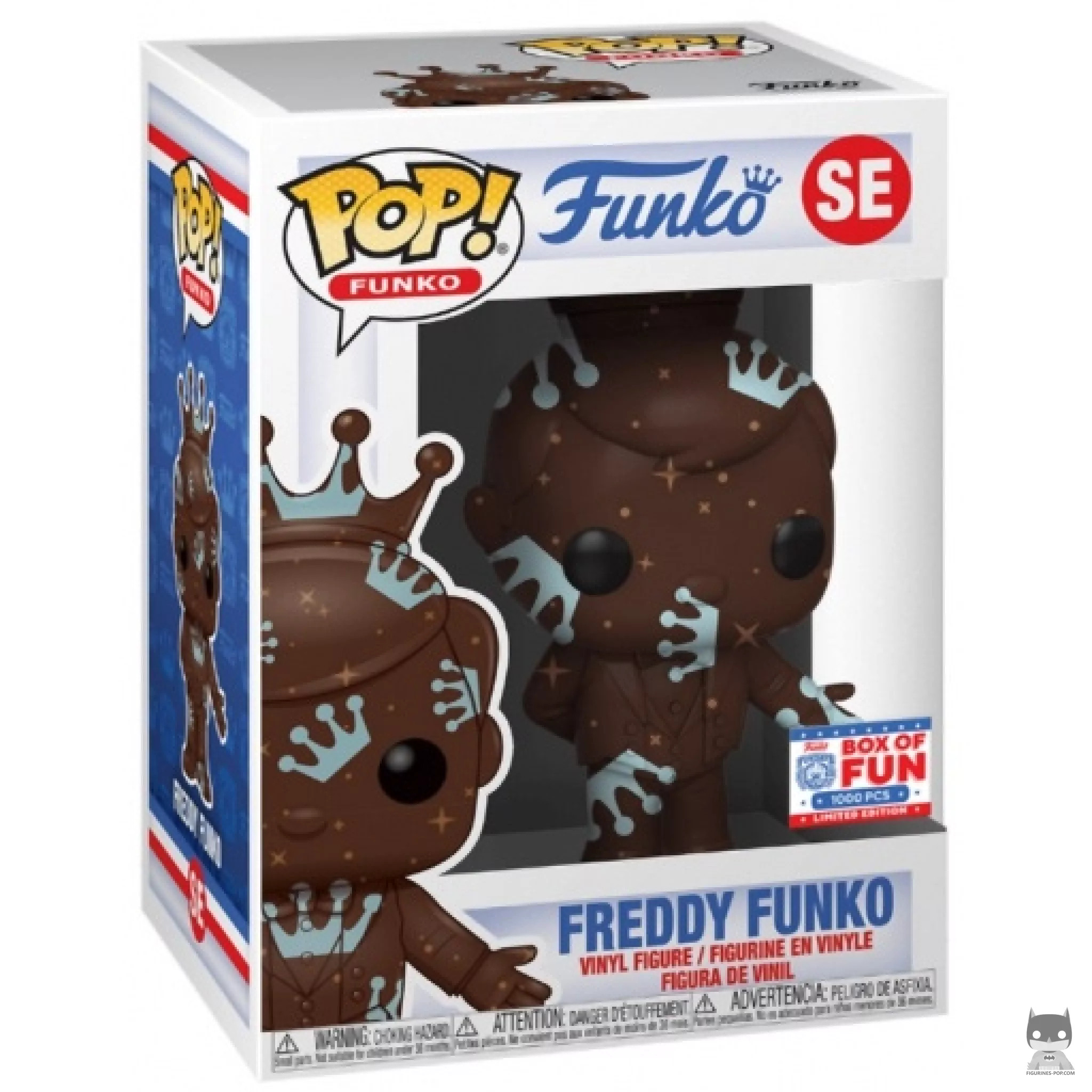 Figura Funko Pop! Freddy Funko (Marrón) en su caja