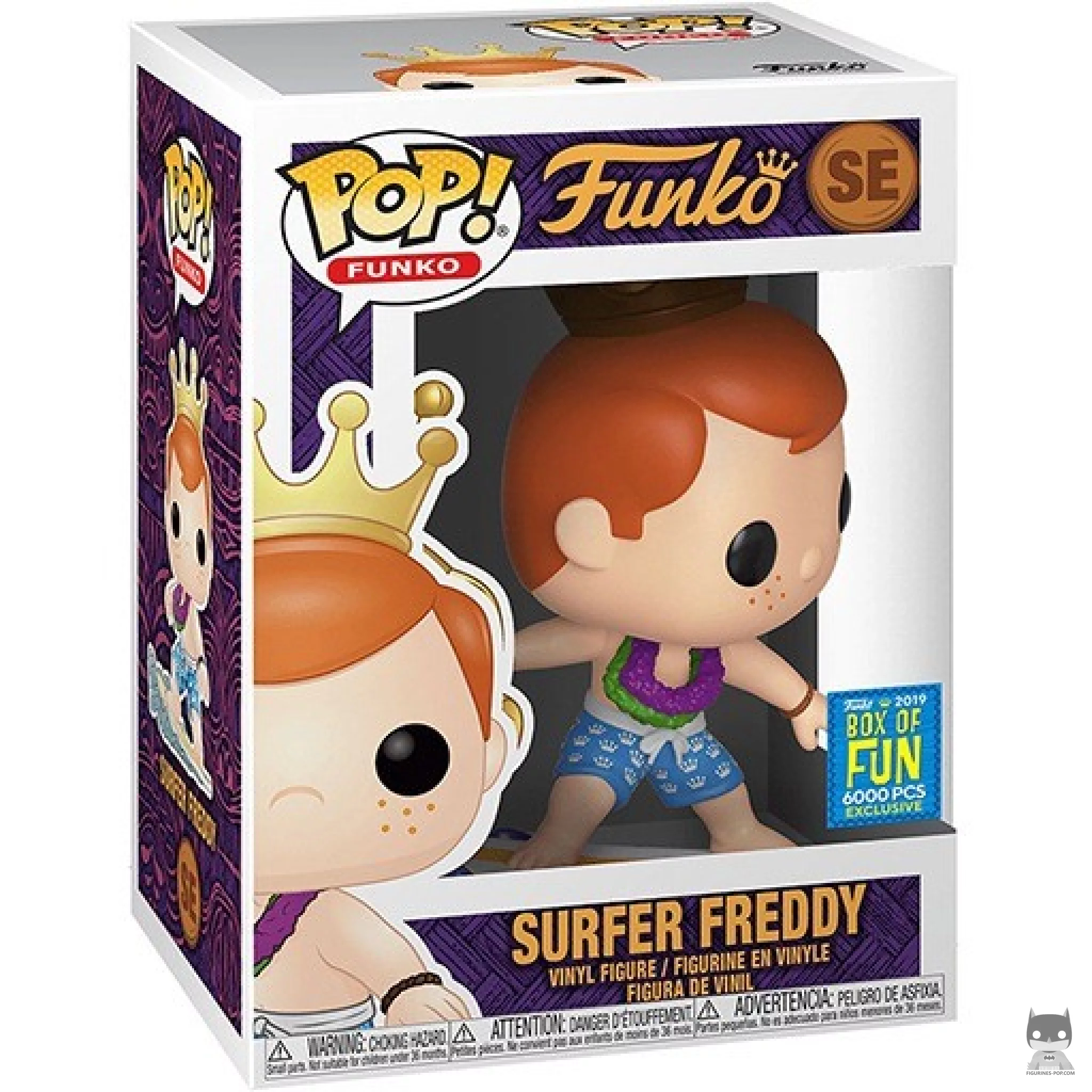 Figura Funko Pop! Freddy surfista en su caja