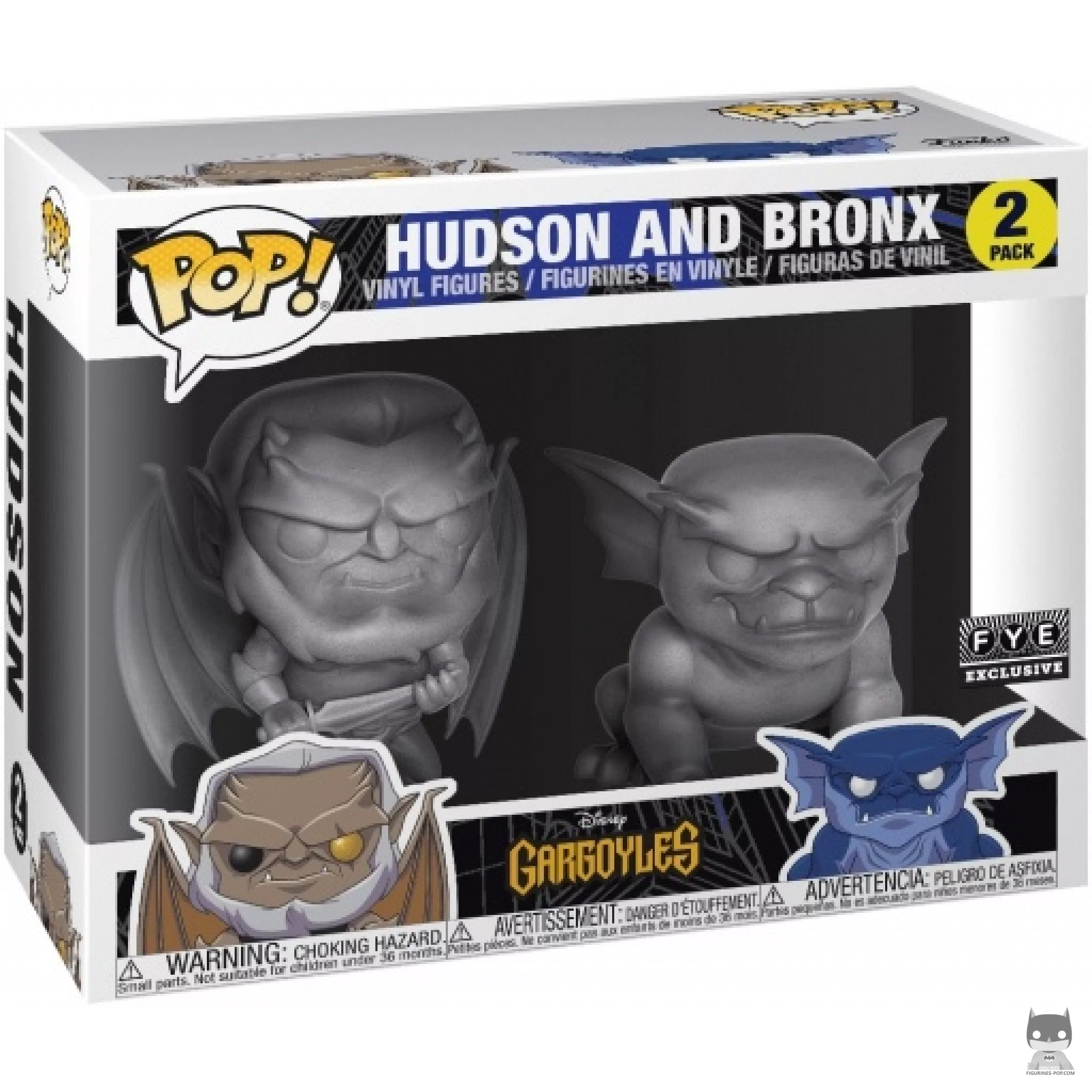 Figura Funko Pop! Hudson & Bronx (Piedra) en su caja
