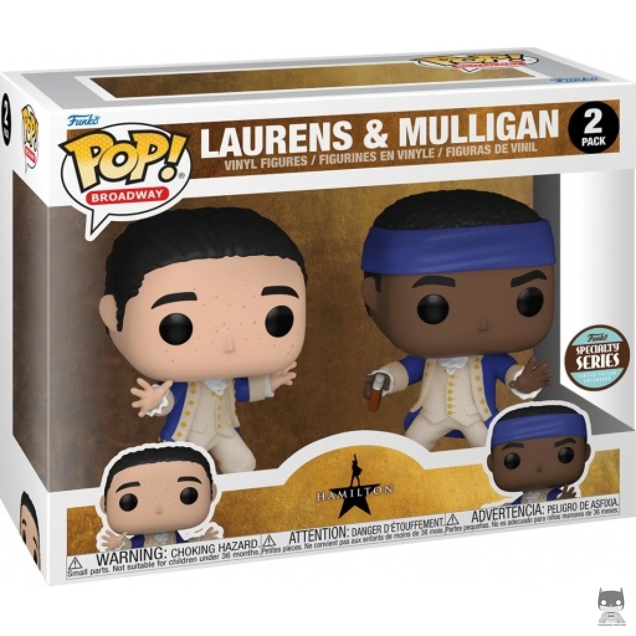 Figura Funko Pop! Laurens & Mulligan en su caja