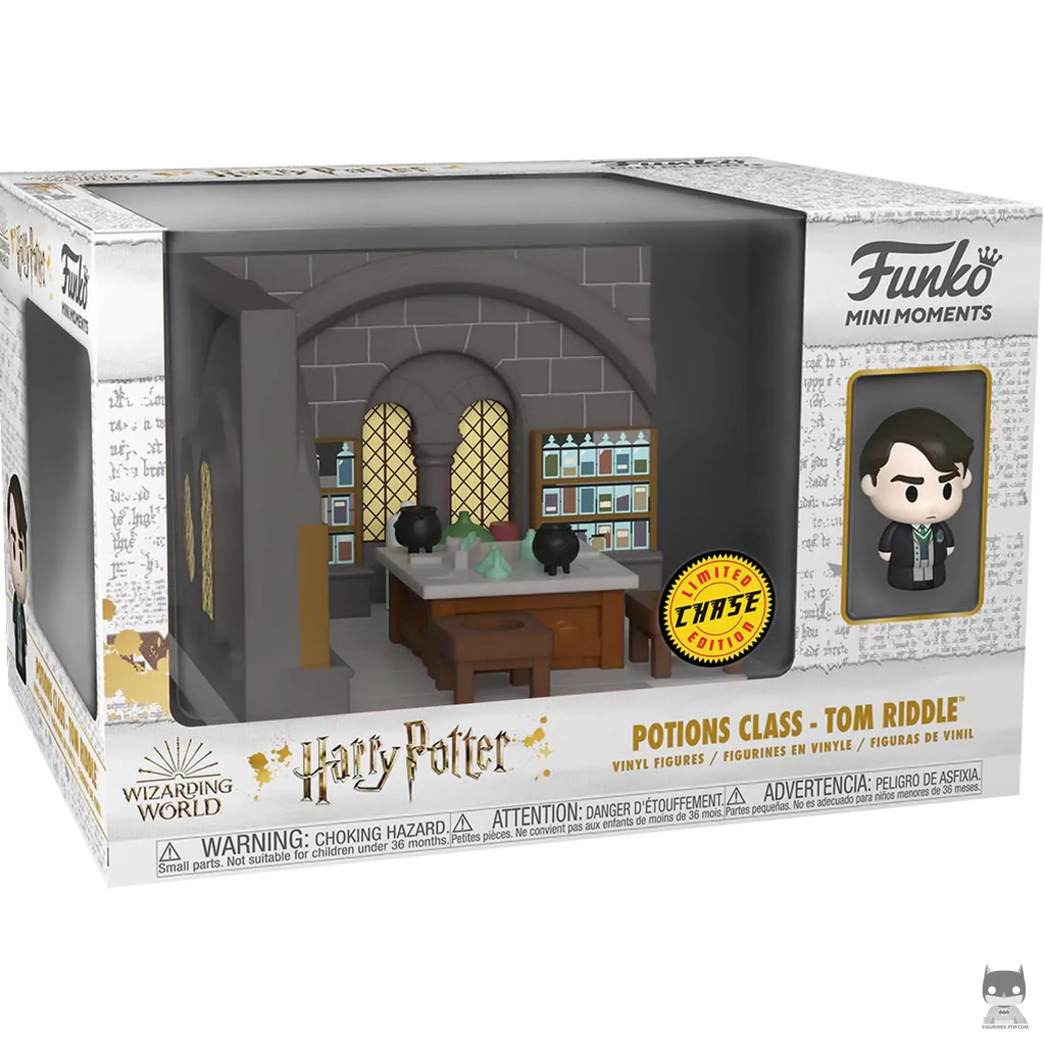 Figura Funko Pop! Clase de pociones - Tom Ryddle (Chase) en su caja