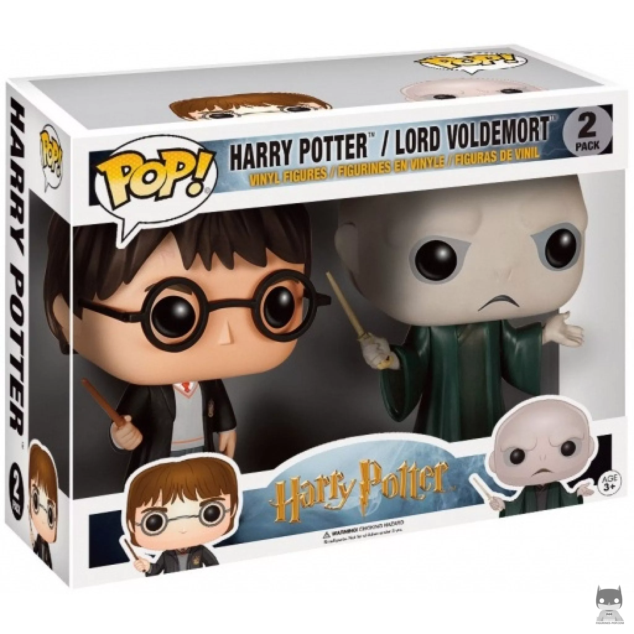 Figura Funko Pop! Harry Potter & Lord Voldemort en su caja