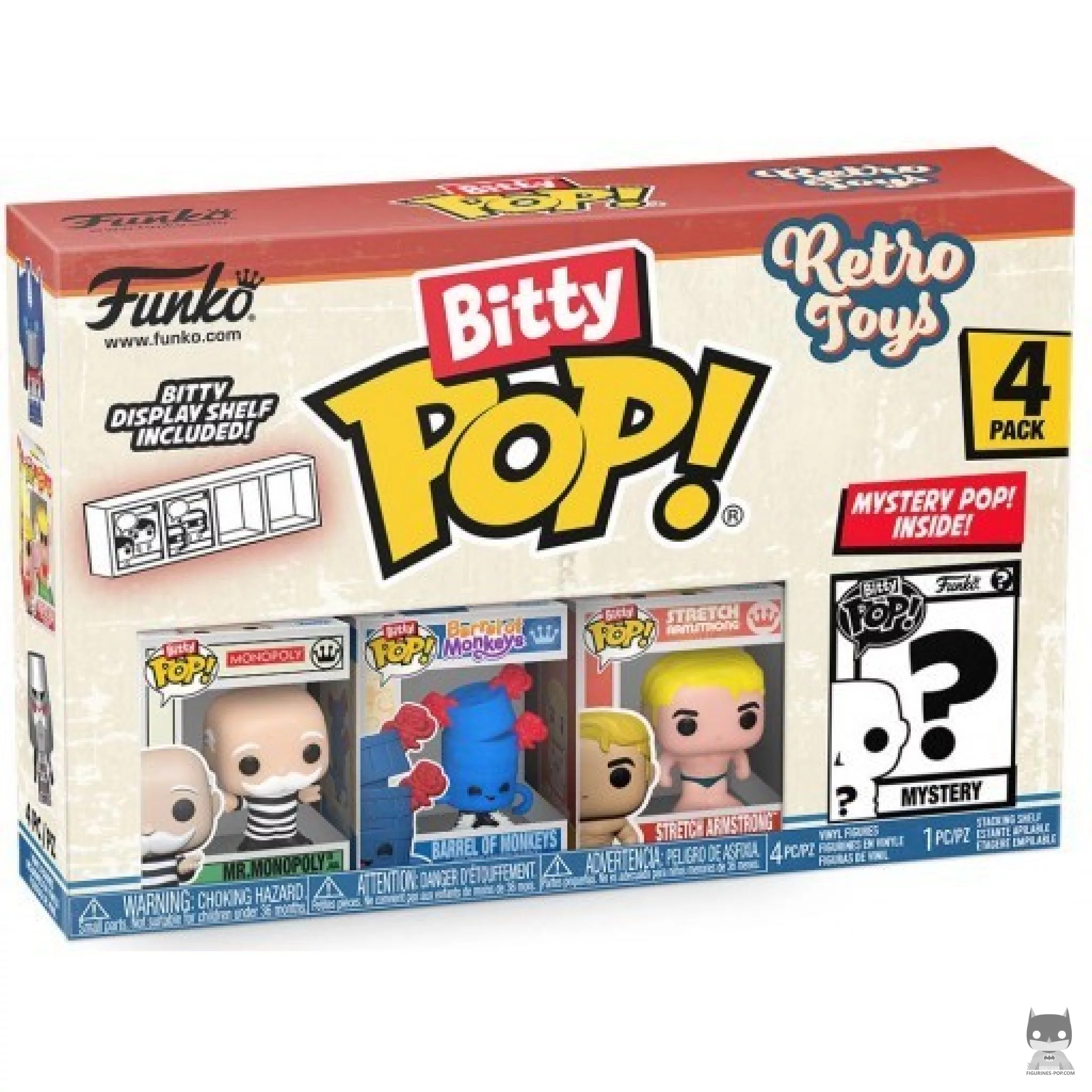 Figura Funko Pop! Retro Toys (Serie 4) en su caja