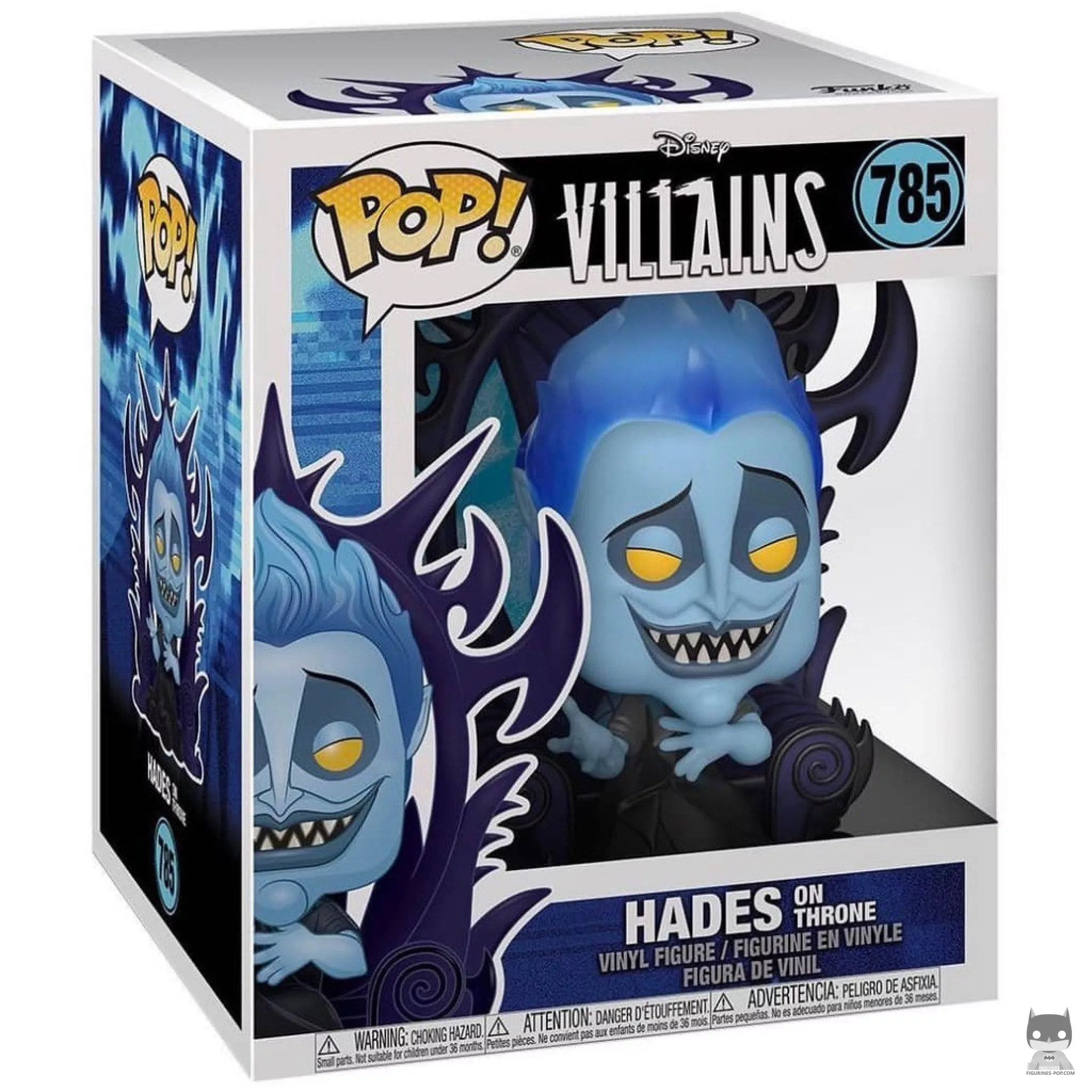Figura Funko Pop! Hades en el trono en su caja