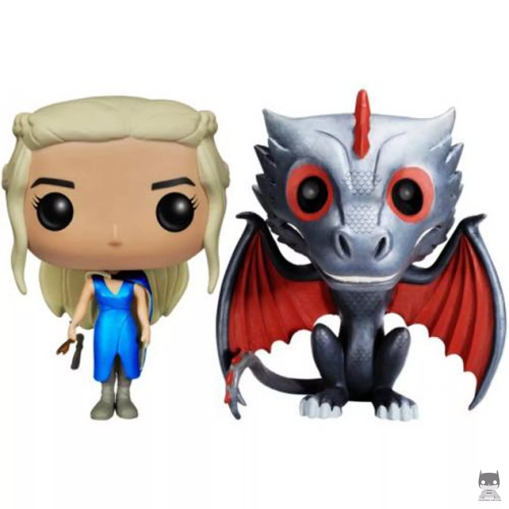 Figura Funko Pop! Daenerys & Drogon (Metalizado) (Juego de tronos)