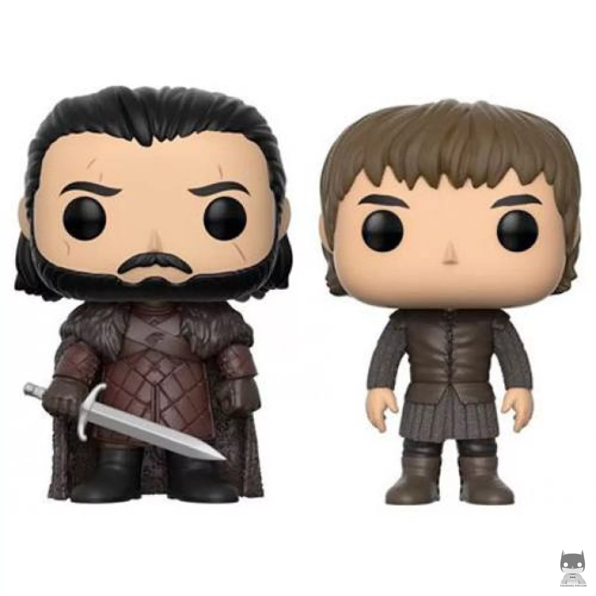 Figura Funko Pop! Jon Nieve & Bran Stark (Juego de tronos)