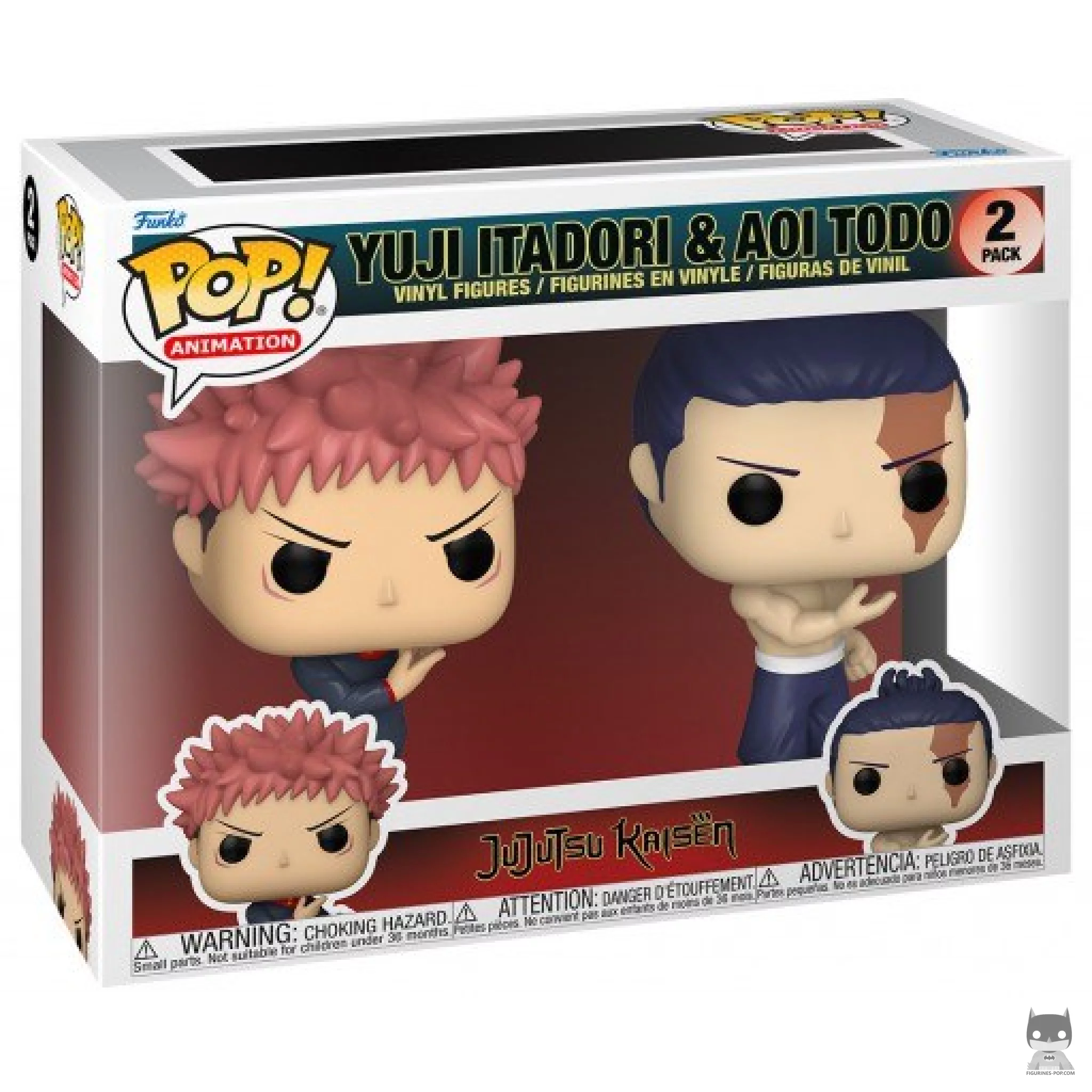 Figura Funko Pop! Yuji Itadori & Aoi Todo en su caja