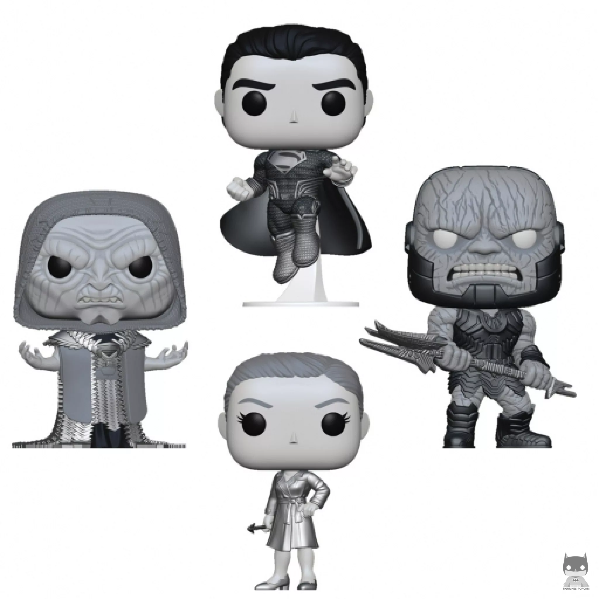 Figura Funko Pop! Superman, Diana Prince, Desaad & Darkseid (La Liga de la Justicia de Zack Snyder)
