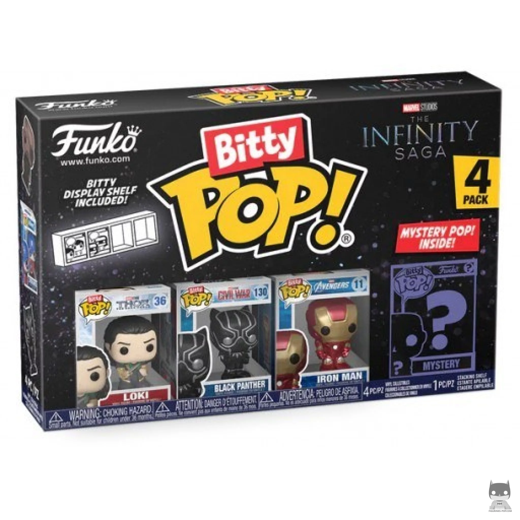 Figura Funko Pop! La saga del Infinito (Serie 4) en su caja