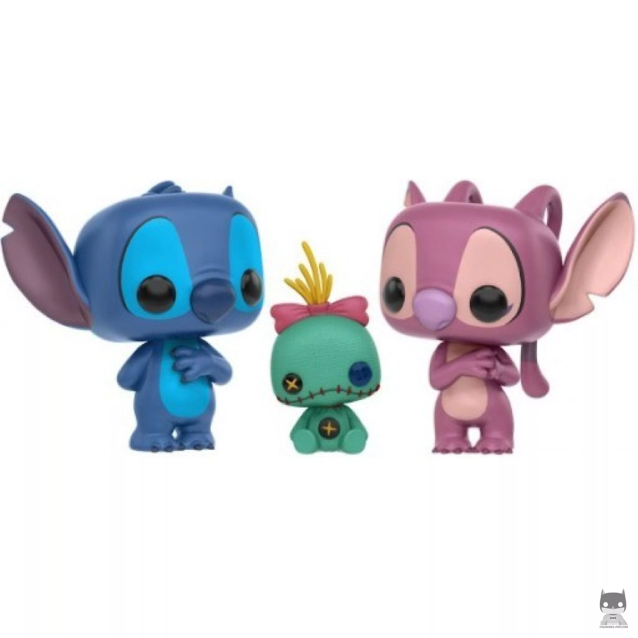 Figura Funko Pop! Stitch, Scrump & Angel (Lilo y Stitch)