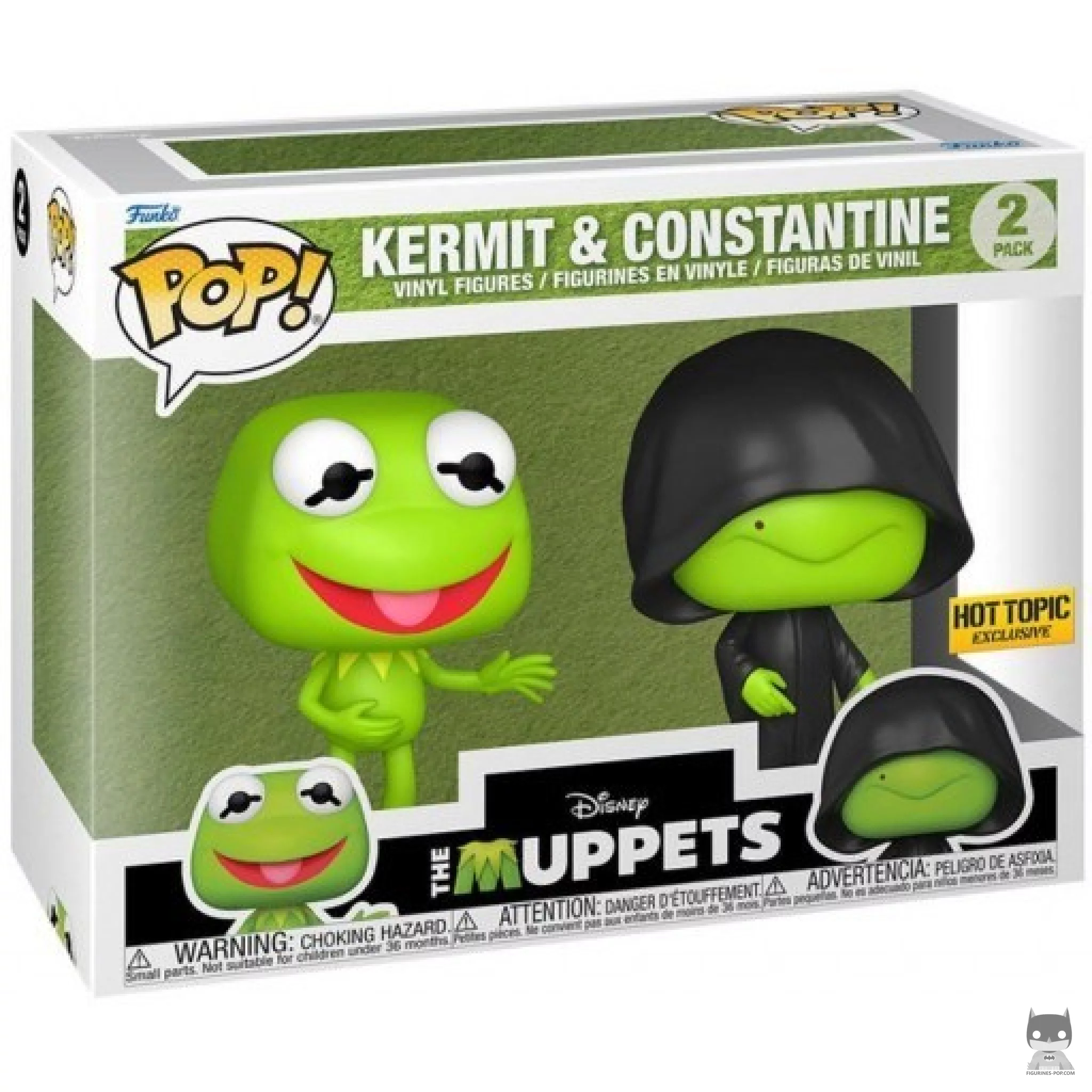 Figura Funko Pop! Gustavo & Constantine en su caja