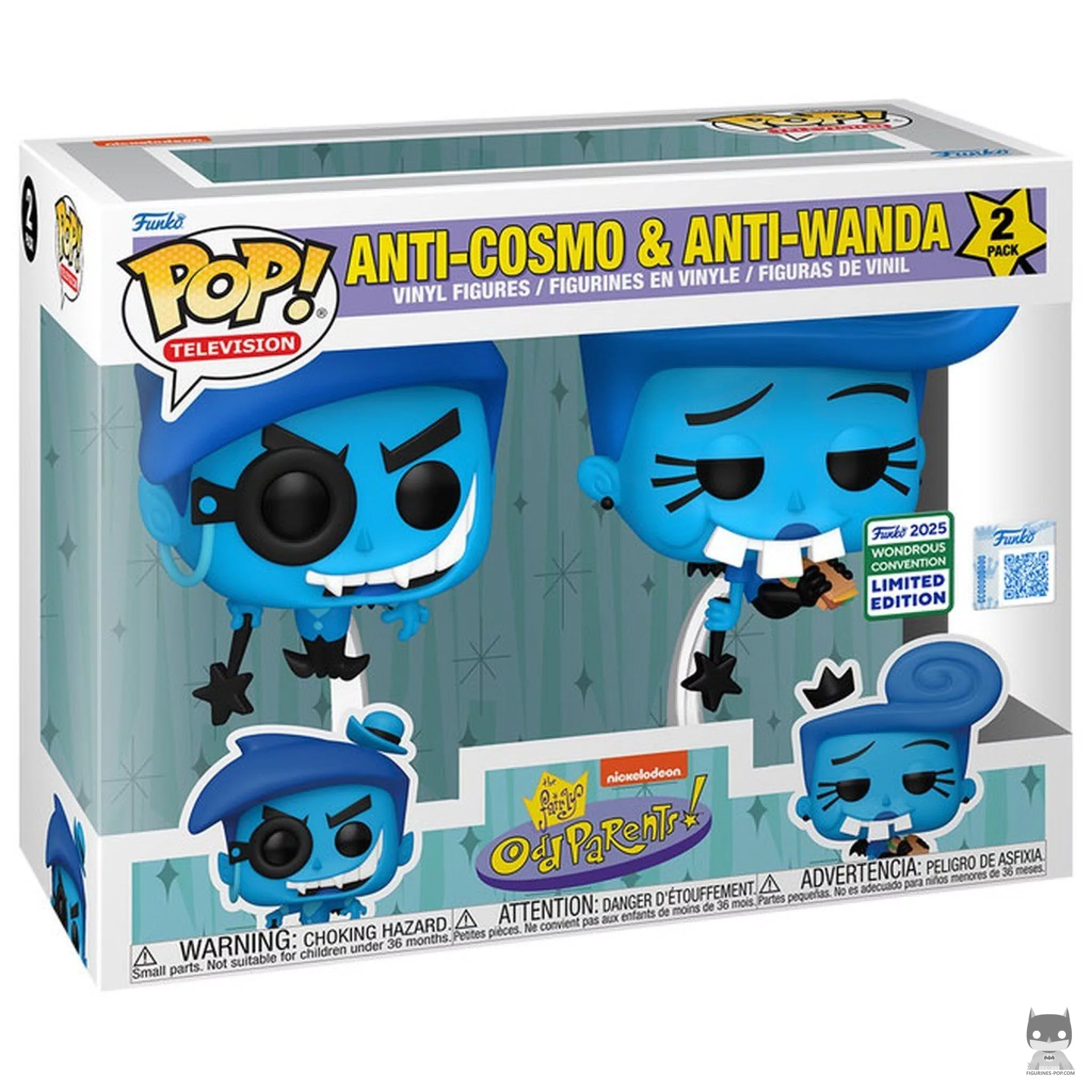 Figura Funko Pop! Anti-Cosmo & Anti-Wanda en su caja