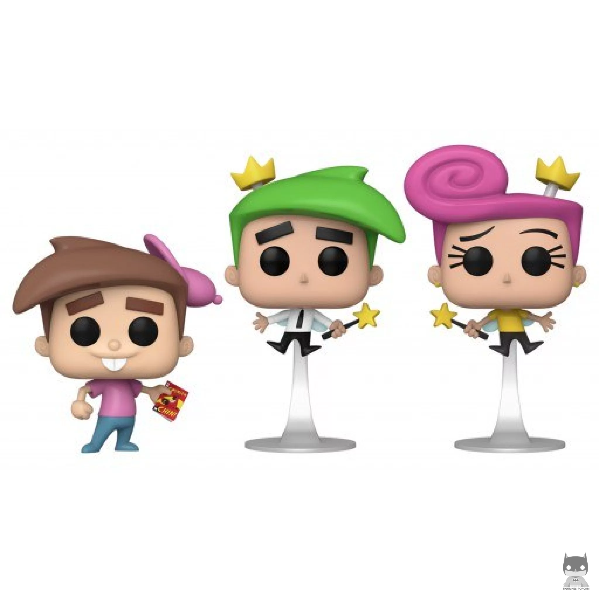 Figura Funko Pop! Timmy Turner, Wanda & Cosmo (Los padrinos mágicos)
