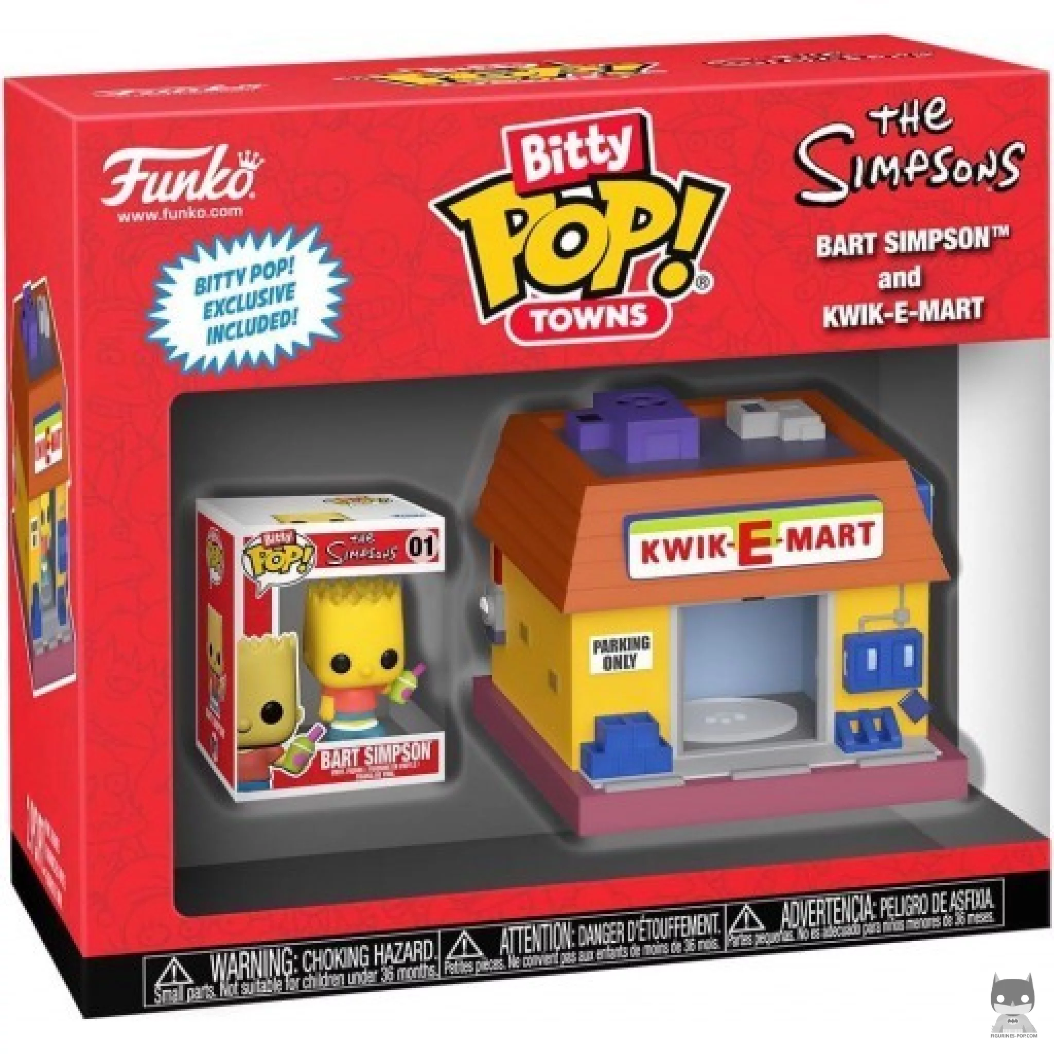 Figura Funko Pop! Bart Simpson y el Badulaque en su caja