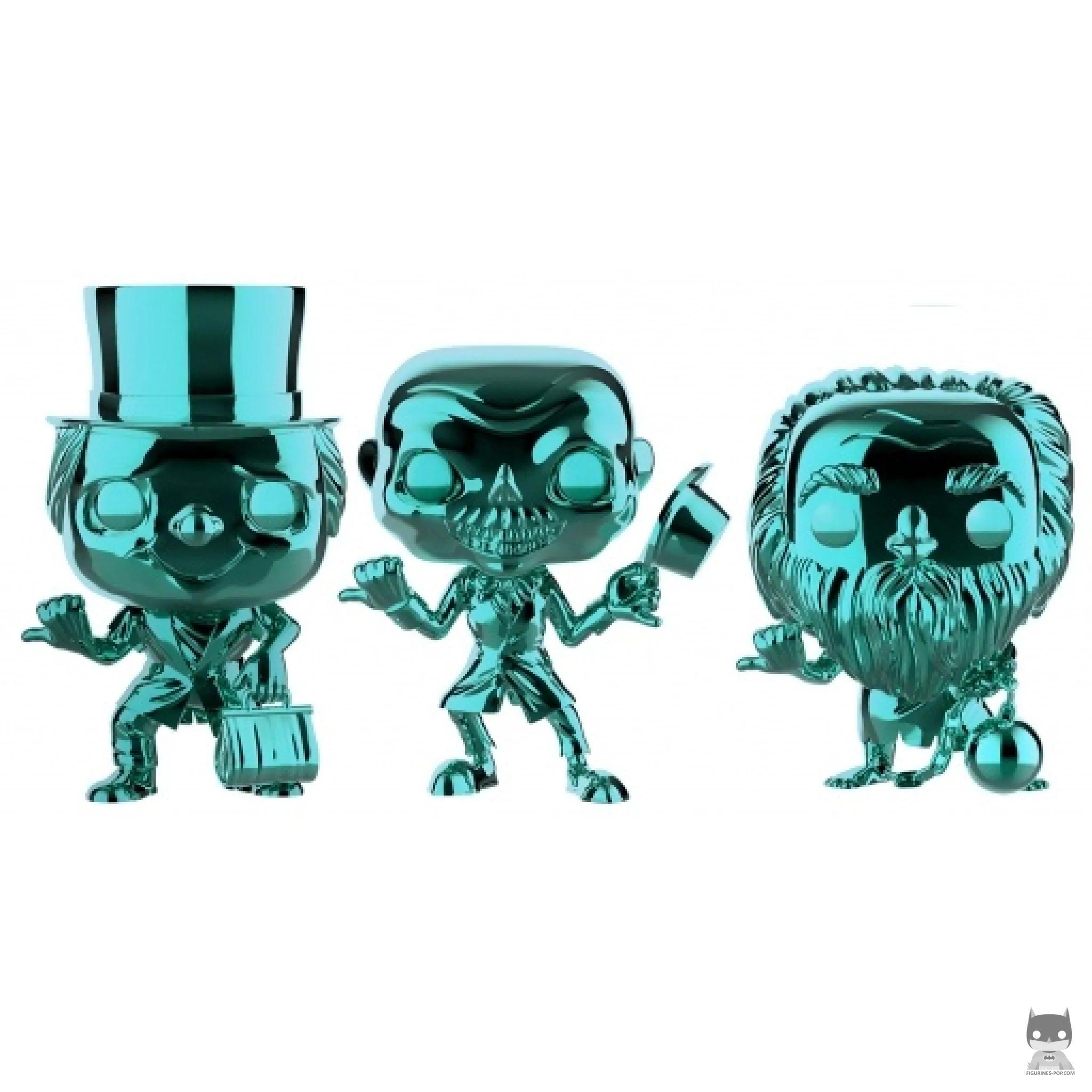 Figura Funko Pop! Phineas, Ezra & Gus (Cromado) (Mansión encantada)