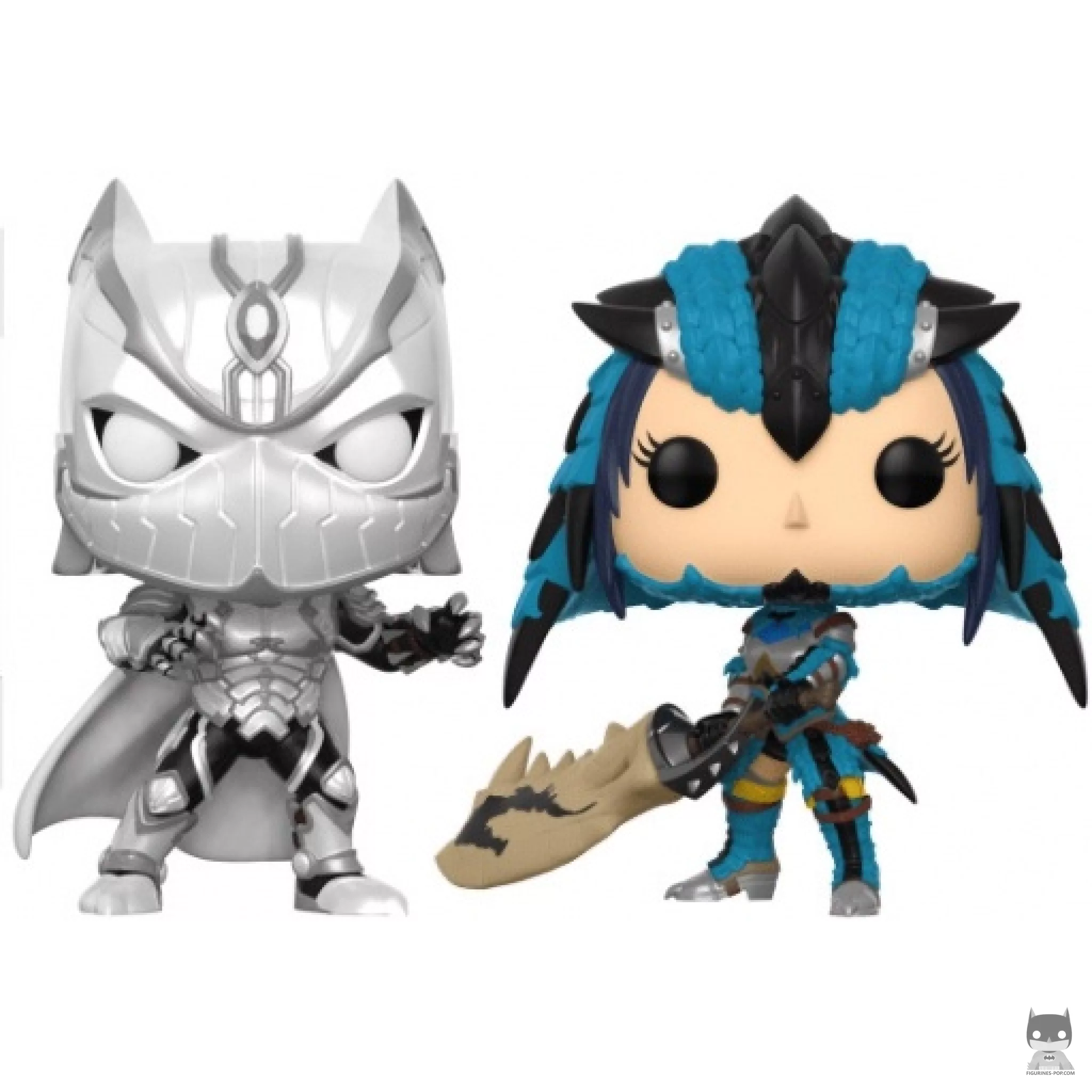 Figura Funko Pop! Black Panther vs Monster Hunter (Marvel vs. Capcom)