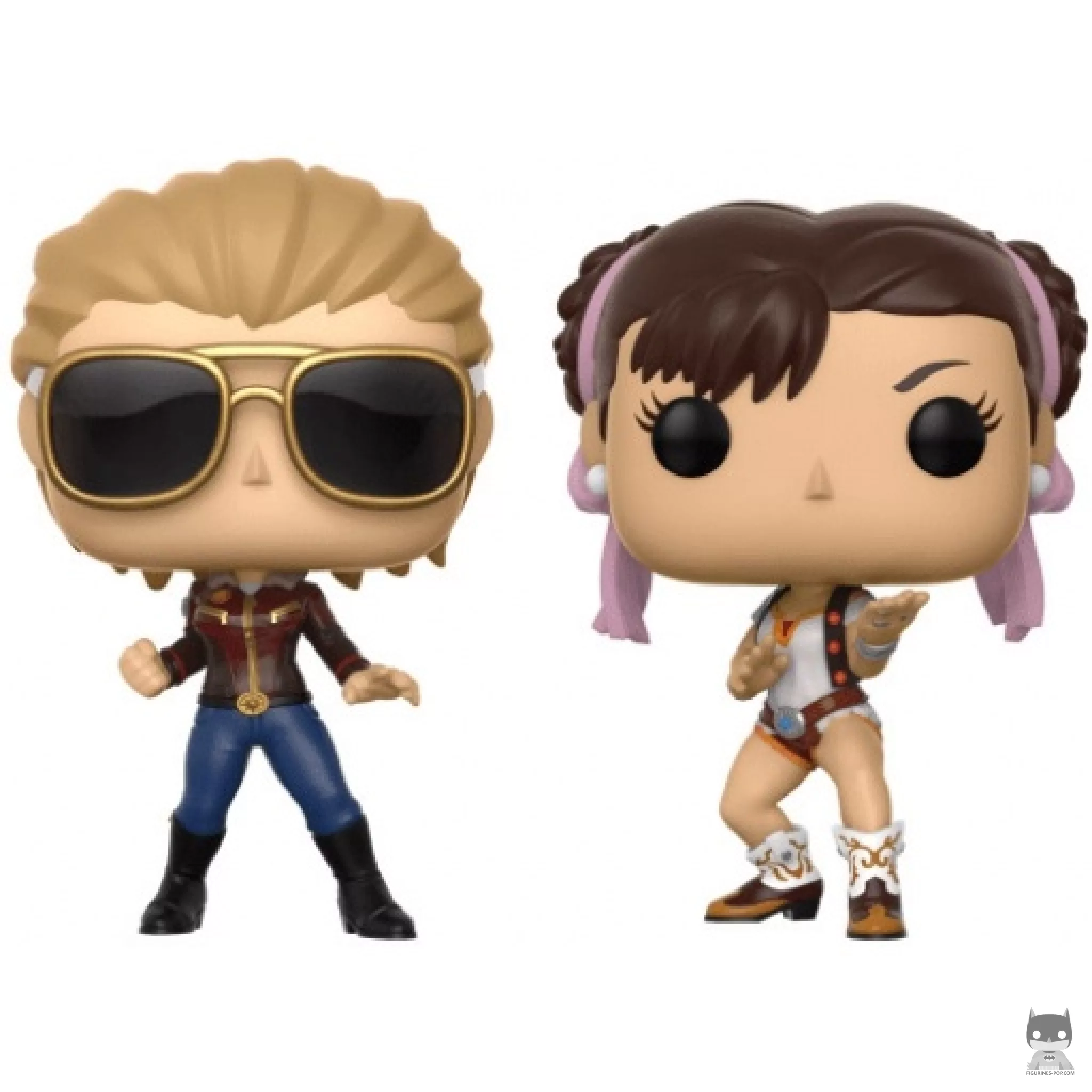 Figura Funko Pop! Capitana Marvel vs Chun-Li (Marvel vs. Capcom)