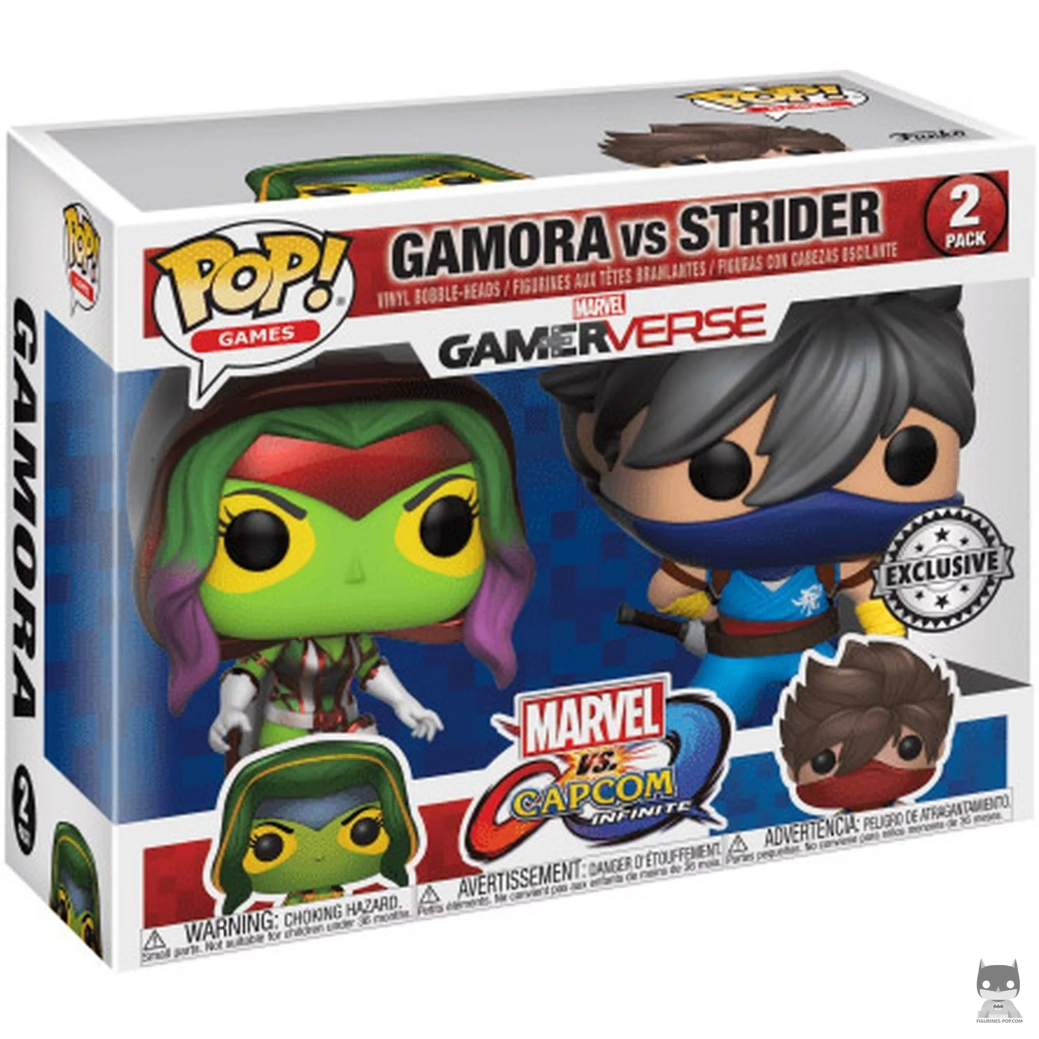 Figura Funko Pop! Gamora vs Strider en su caja